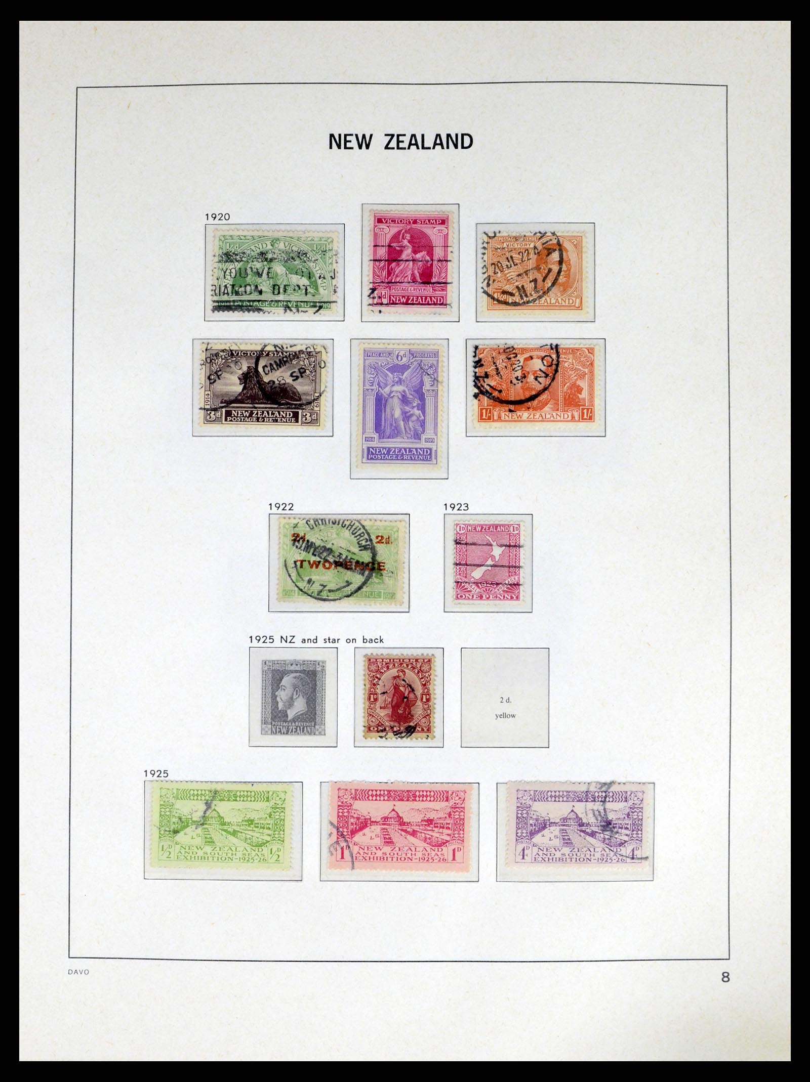 37683 009 - Postzegelverzameling 37683 Nieuw Zeeland 1855-2002.