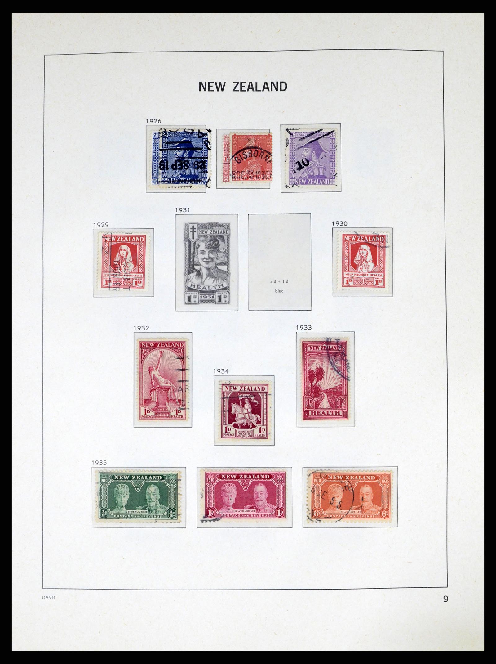 37683 010 - Postzegelverzameling 37683 Nieuw Zeeland 1855-2002.