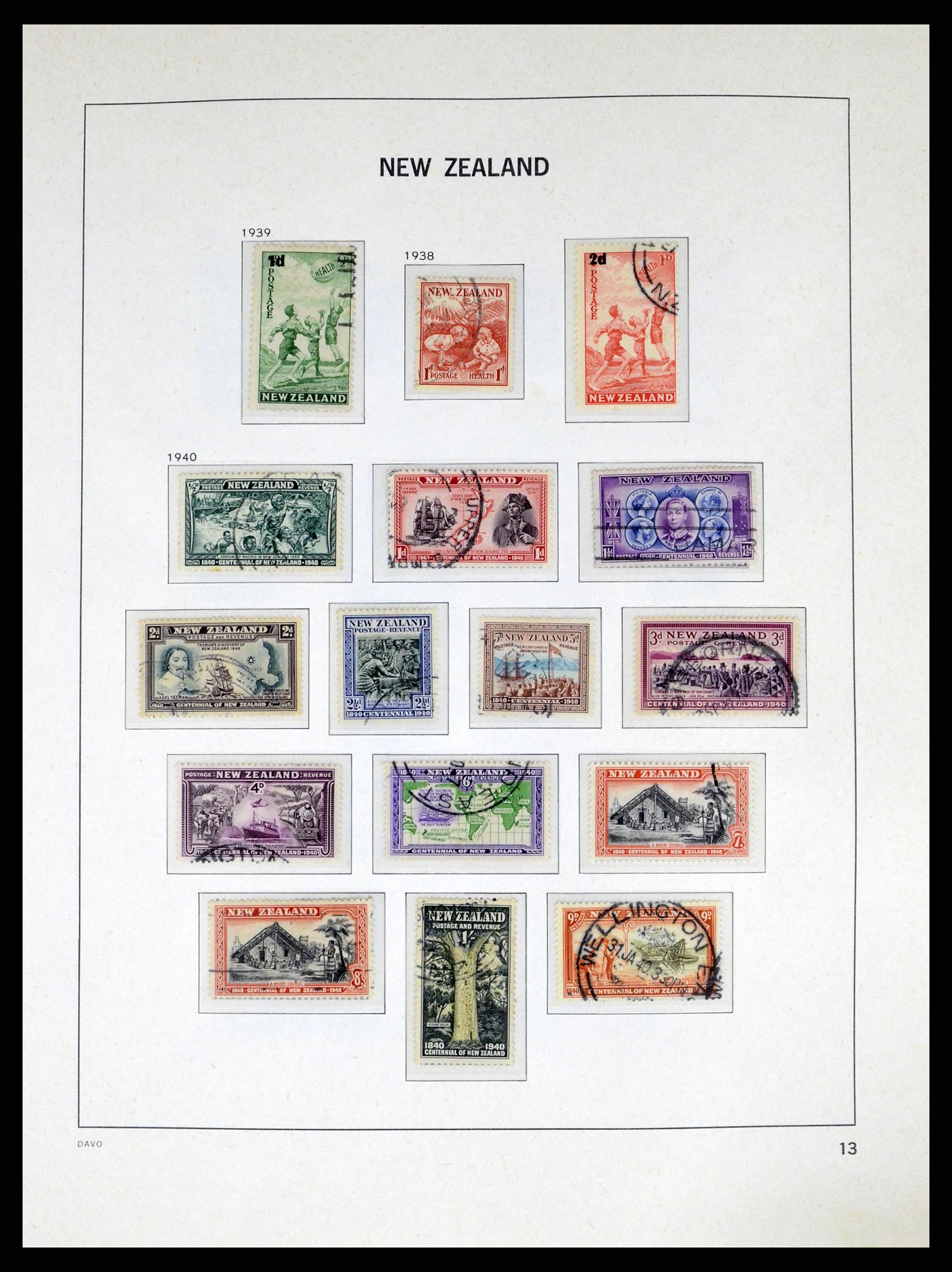 37683 014 - Stamp collection 37683 New Zealand 1855-2002.