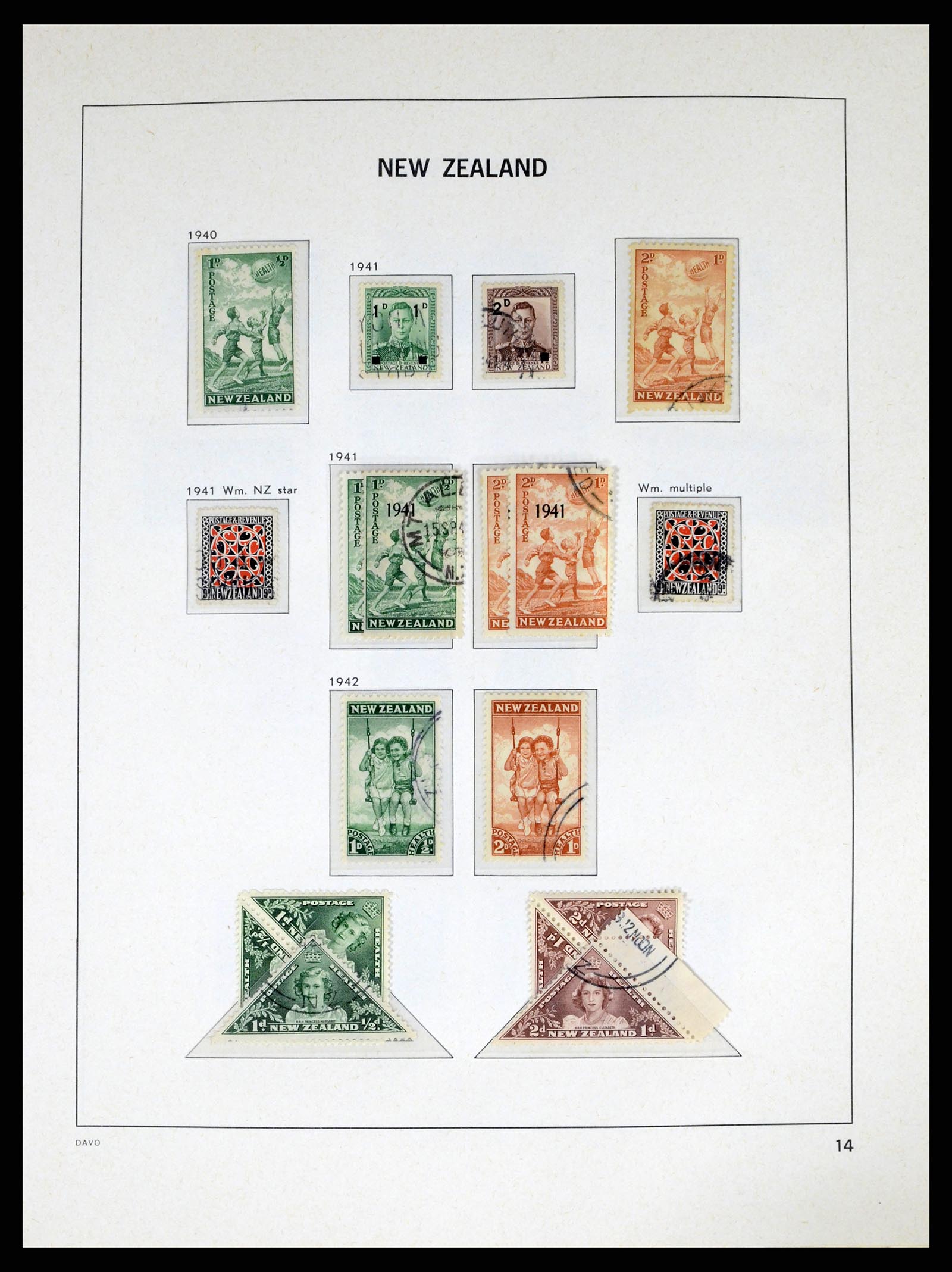 37683 015 - Postzegelverzameling 37683 Nieuw Zeeland 1855-2002.
