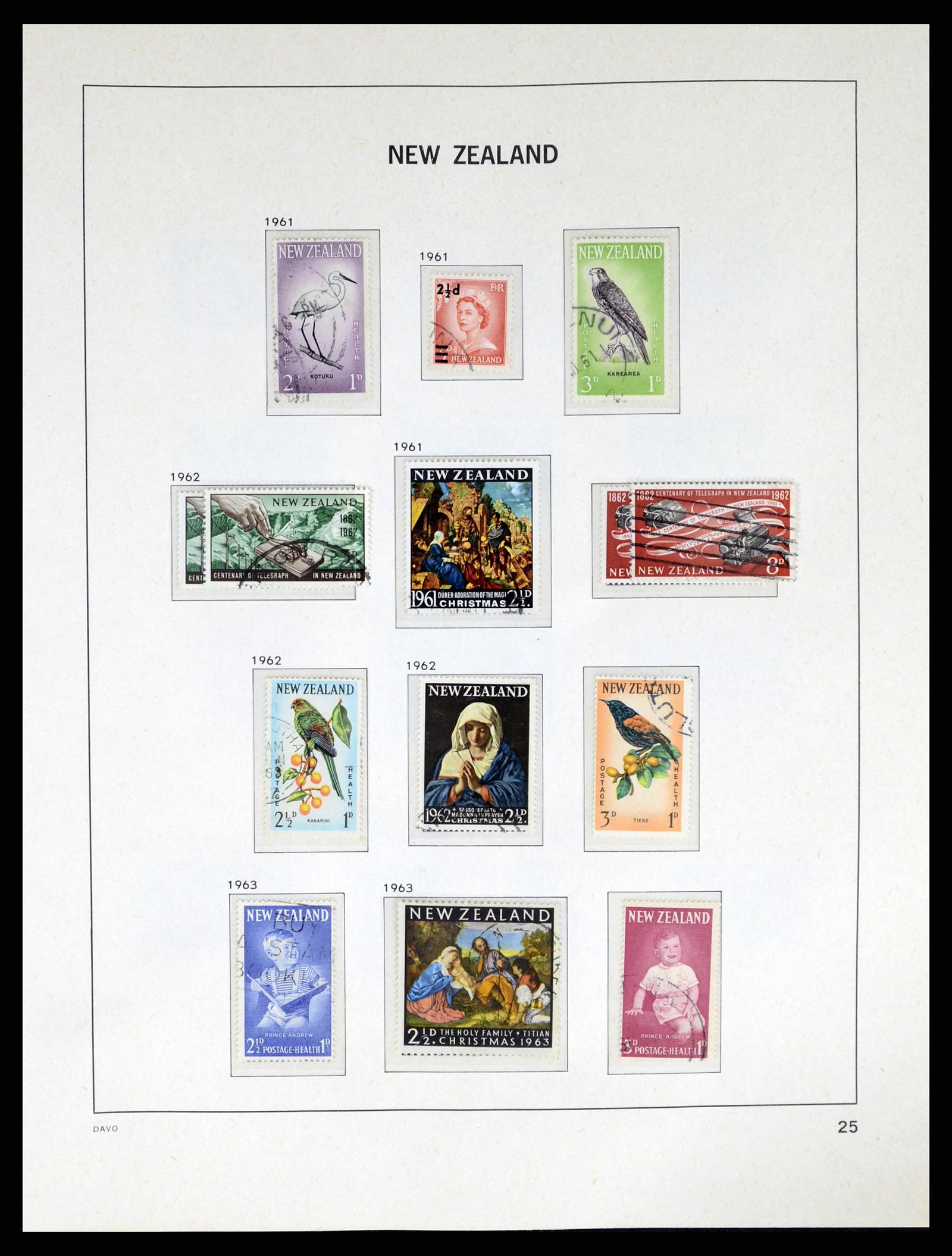37683 027 - Postzegelverzameling 37683 Nieuw Zeeland 1855-2002.