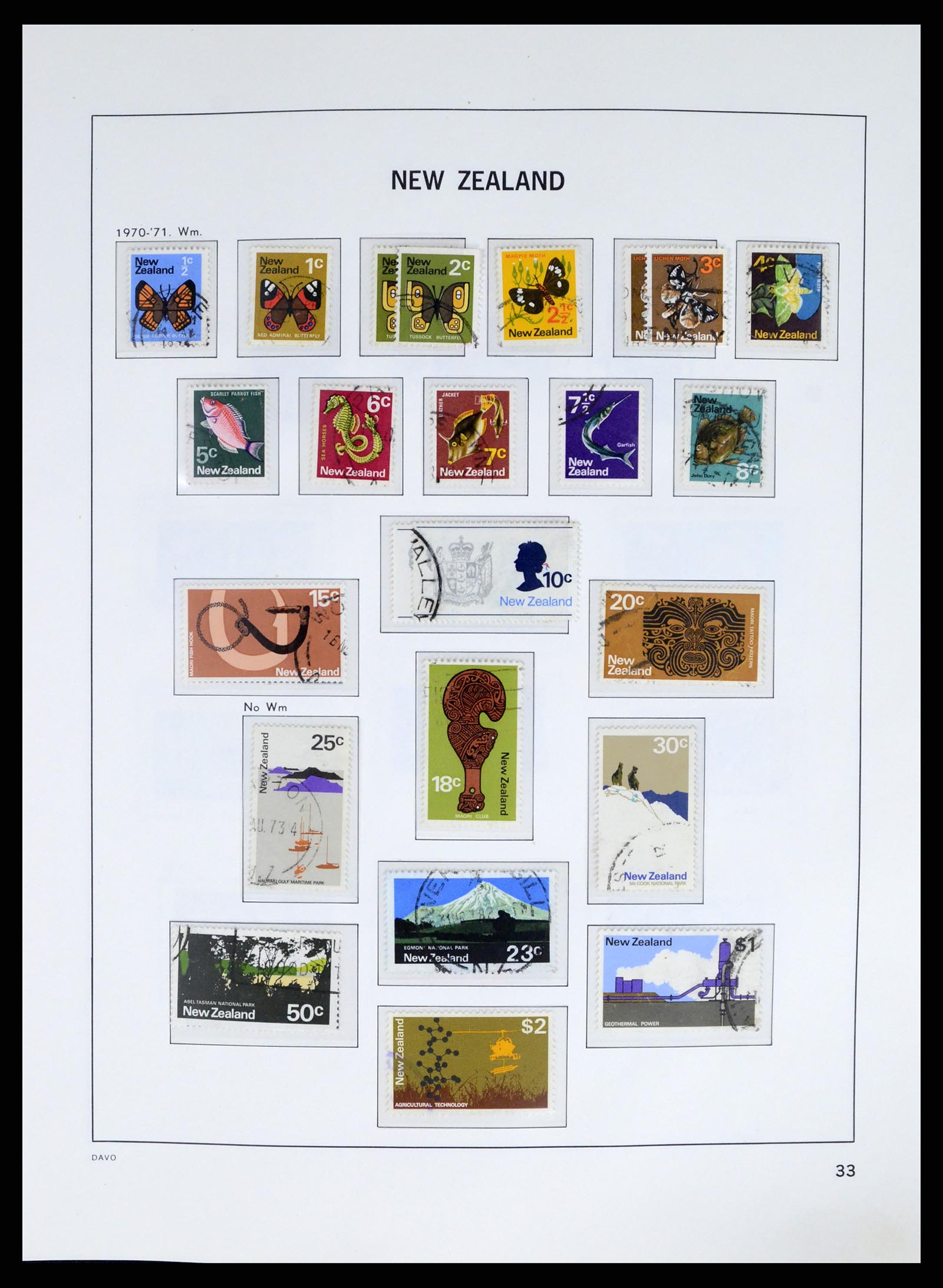 37683 036 - Postzegelverzameling 37683 Nieuw Zeeland 1855-2002.
