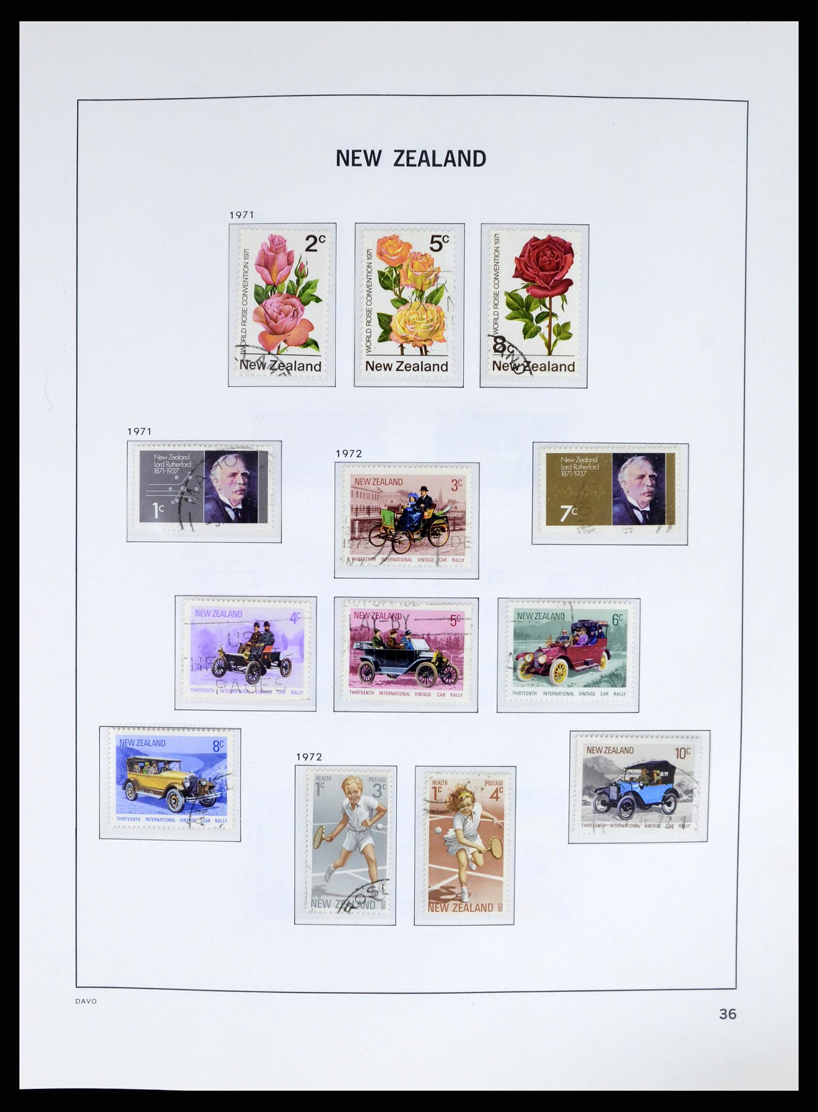 37683 039 - Postzegelverzameling 37683 Nieuw Zeeland 1855-2002.