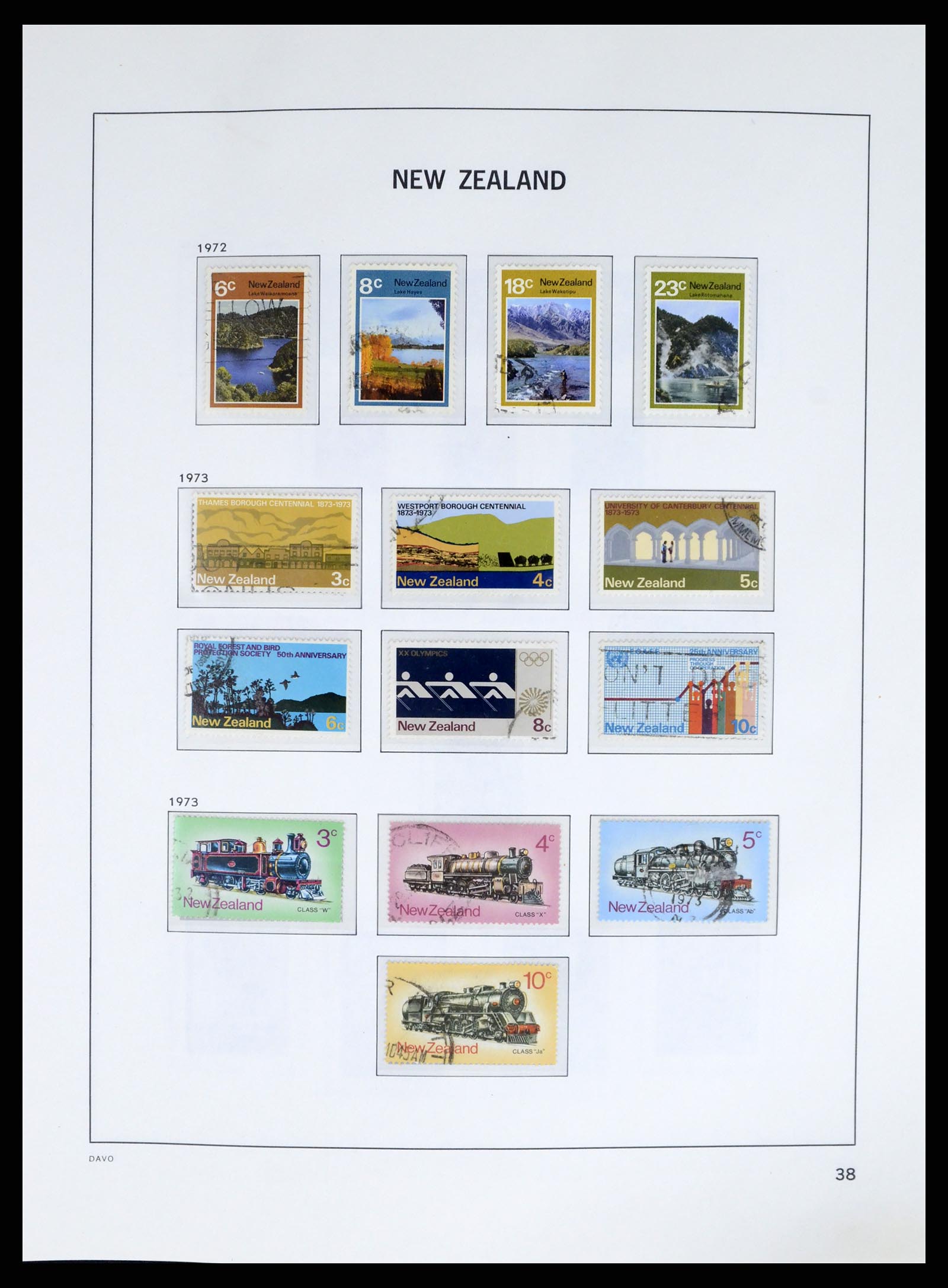 37683 041 - Postzegelverzameling 37683 Nieuw Zeeland 1855-2002.