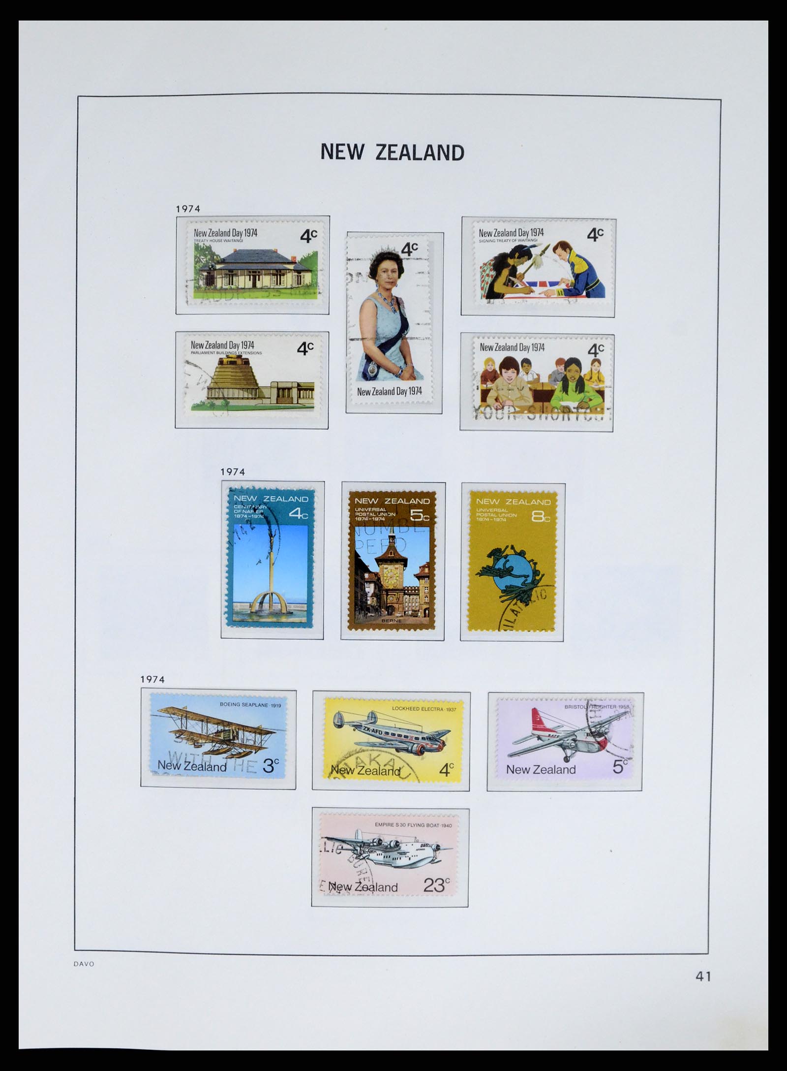 37683 044 - Postzegelverzameling 37683 Nieuw Zeeland 1855-2002.