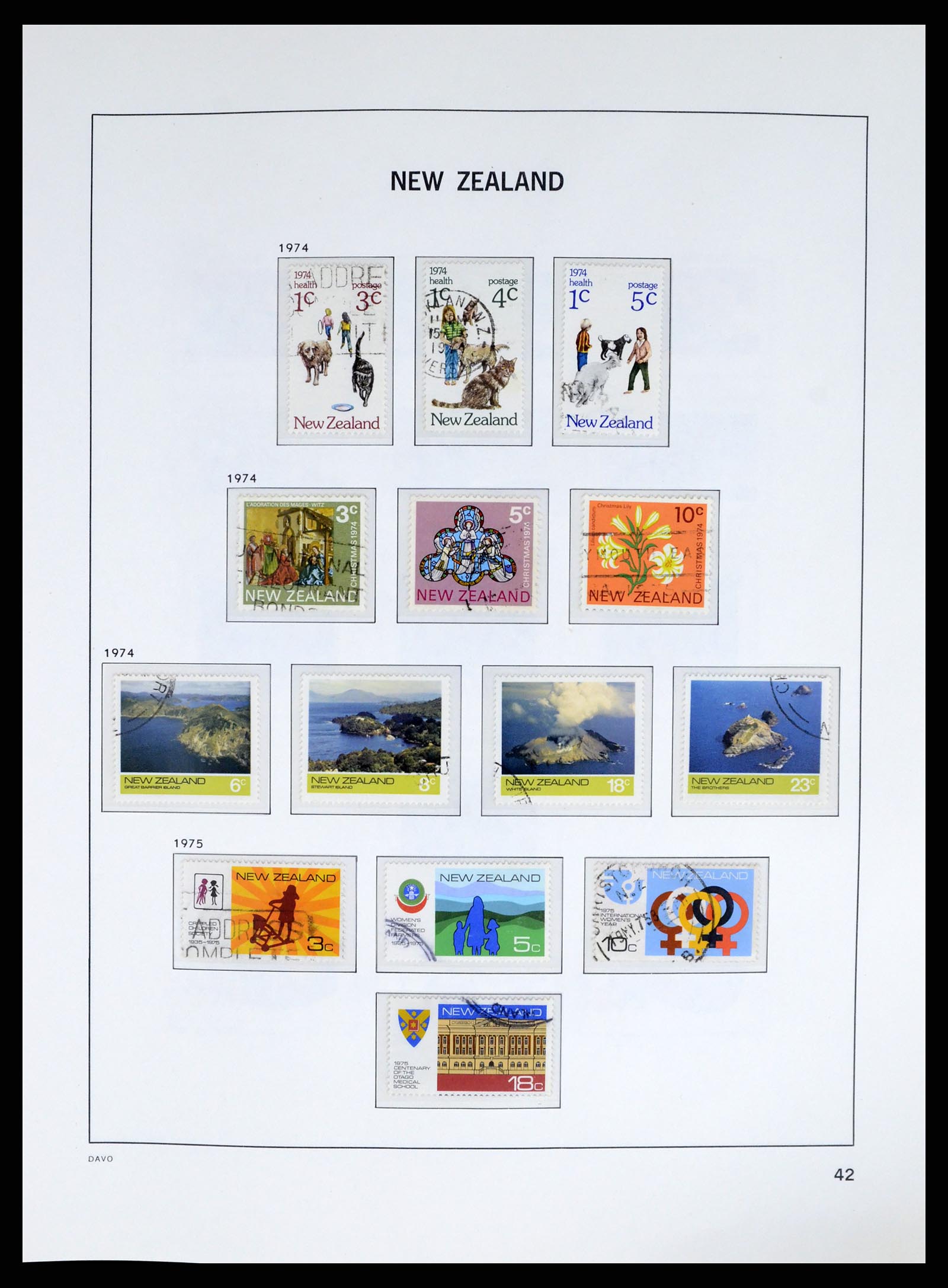 37683 045 - Postzegelverzameling 37683 Nieuw Zeeland 1855-2002.