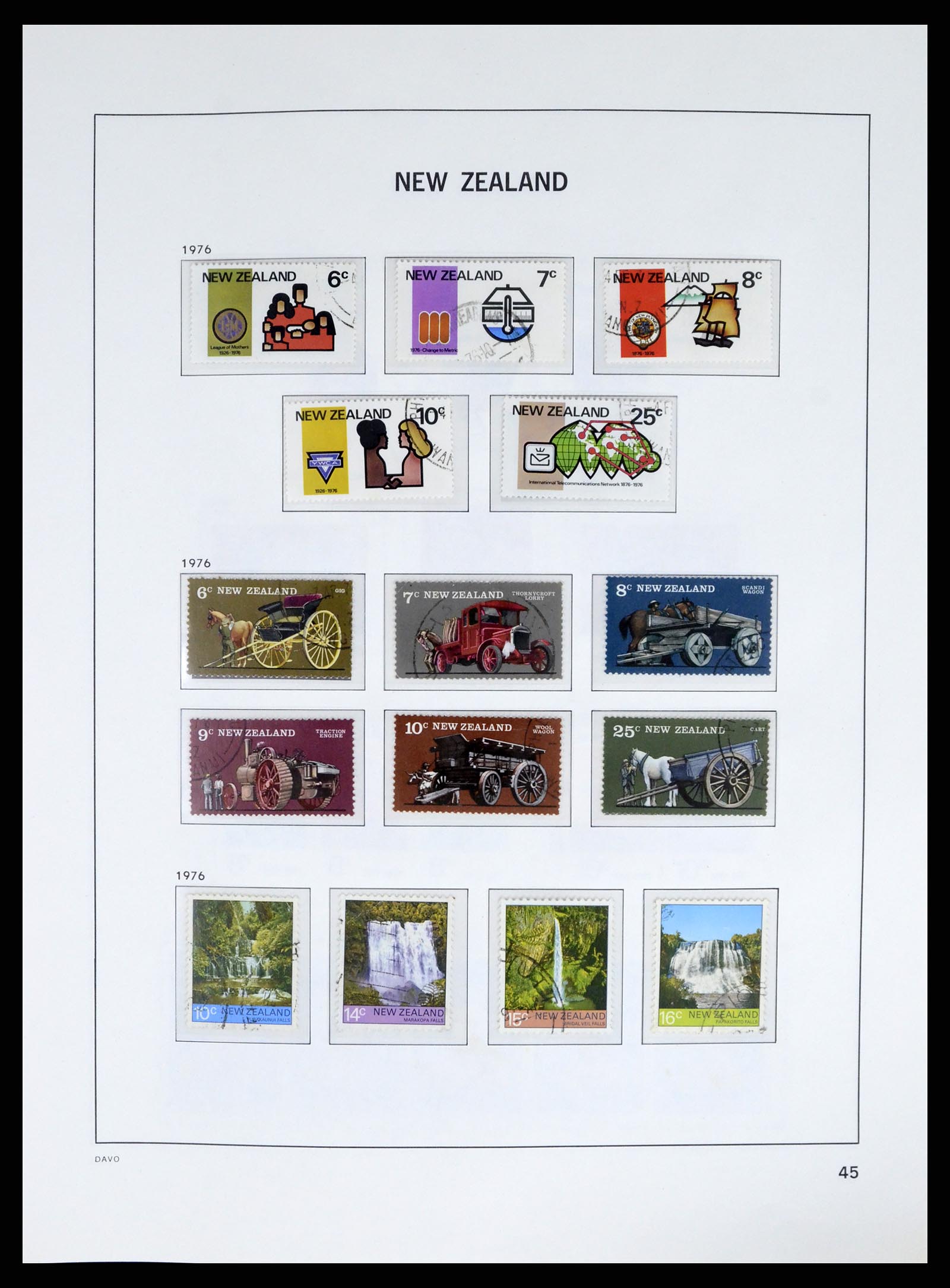 37683 048 - Postzegelverzameling 37683 Nieuw Zeeland 1855-2002.