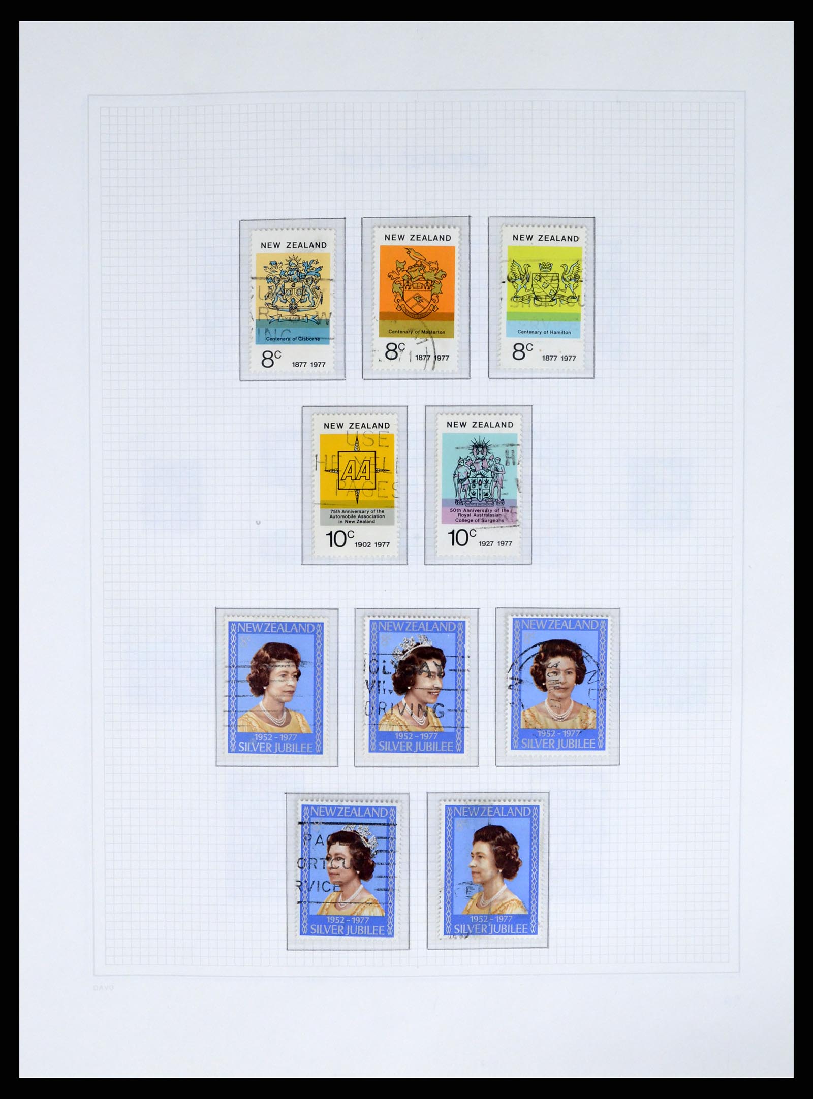 37683 050 - Postzegelverzameling 37683 Nieuw Zeeland 1855-2002.