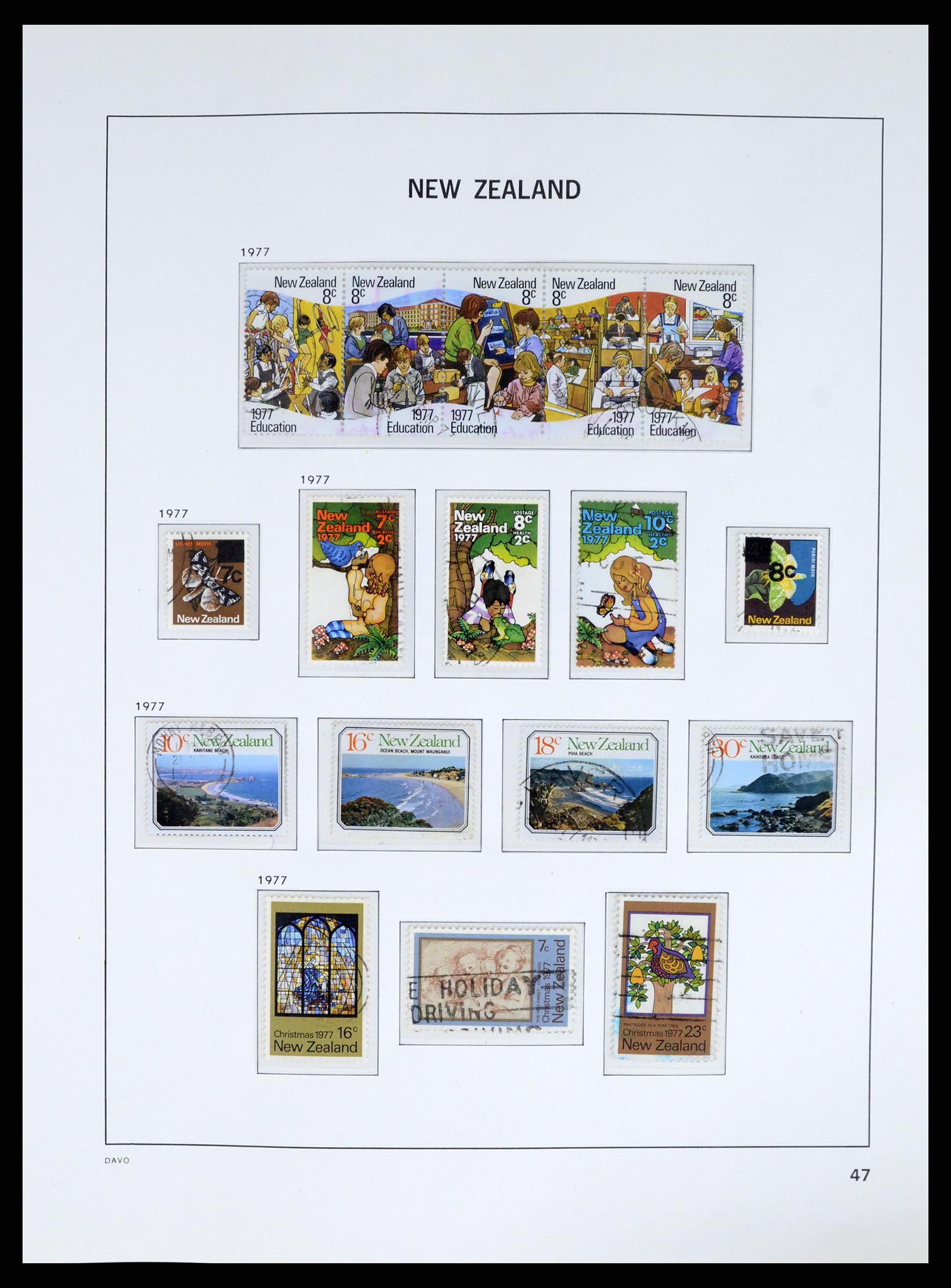 37683 051 - Postzegelverzameling 37683 Nieuw Zeeland 1855-2002.