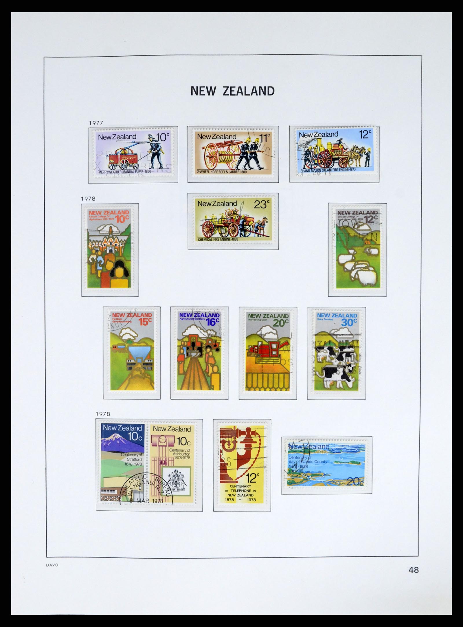 37683 053 - Postzegelverzameling 37683 Nieuw Zeeland 1855-2002.
