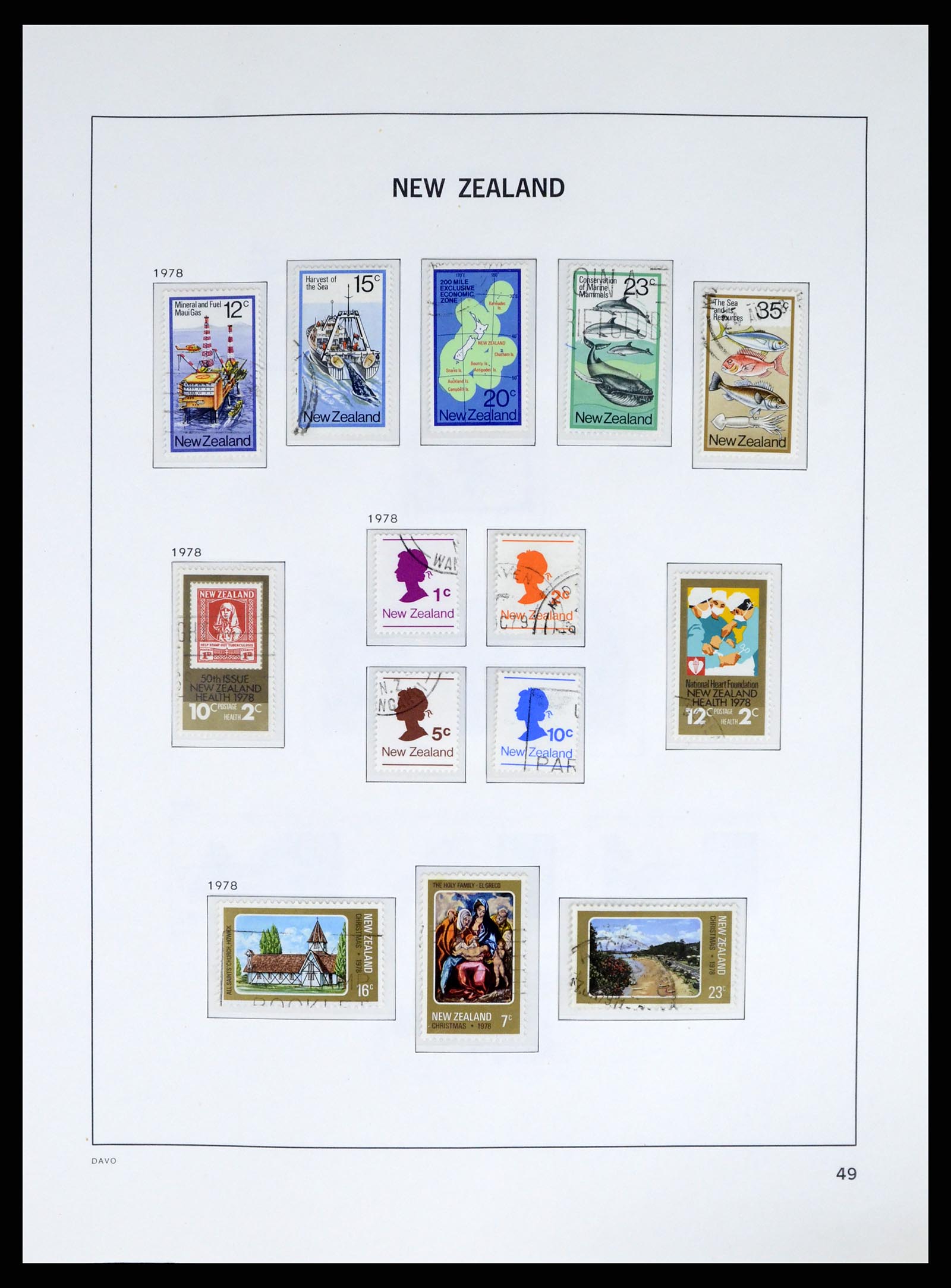 37683 055 - Stamp collection 37683 New Zealand 1855-2002.
