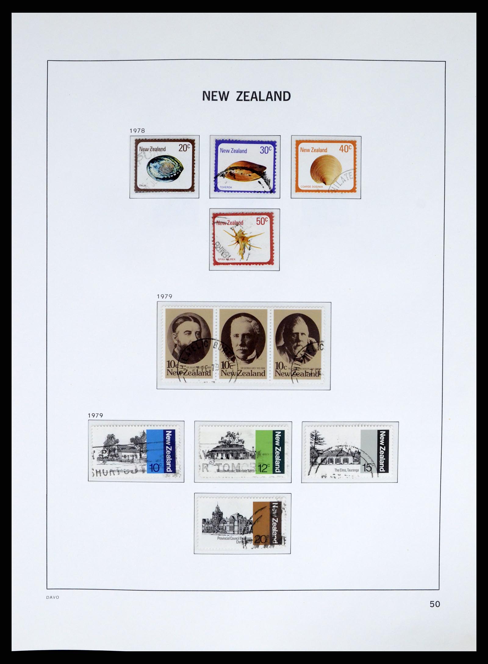 37683 056 - Postzegelverzameling 37683 Nieuw Zeeland 1855-2002.