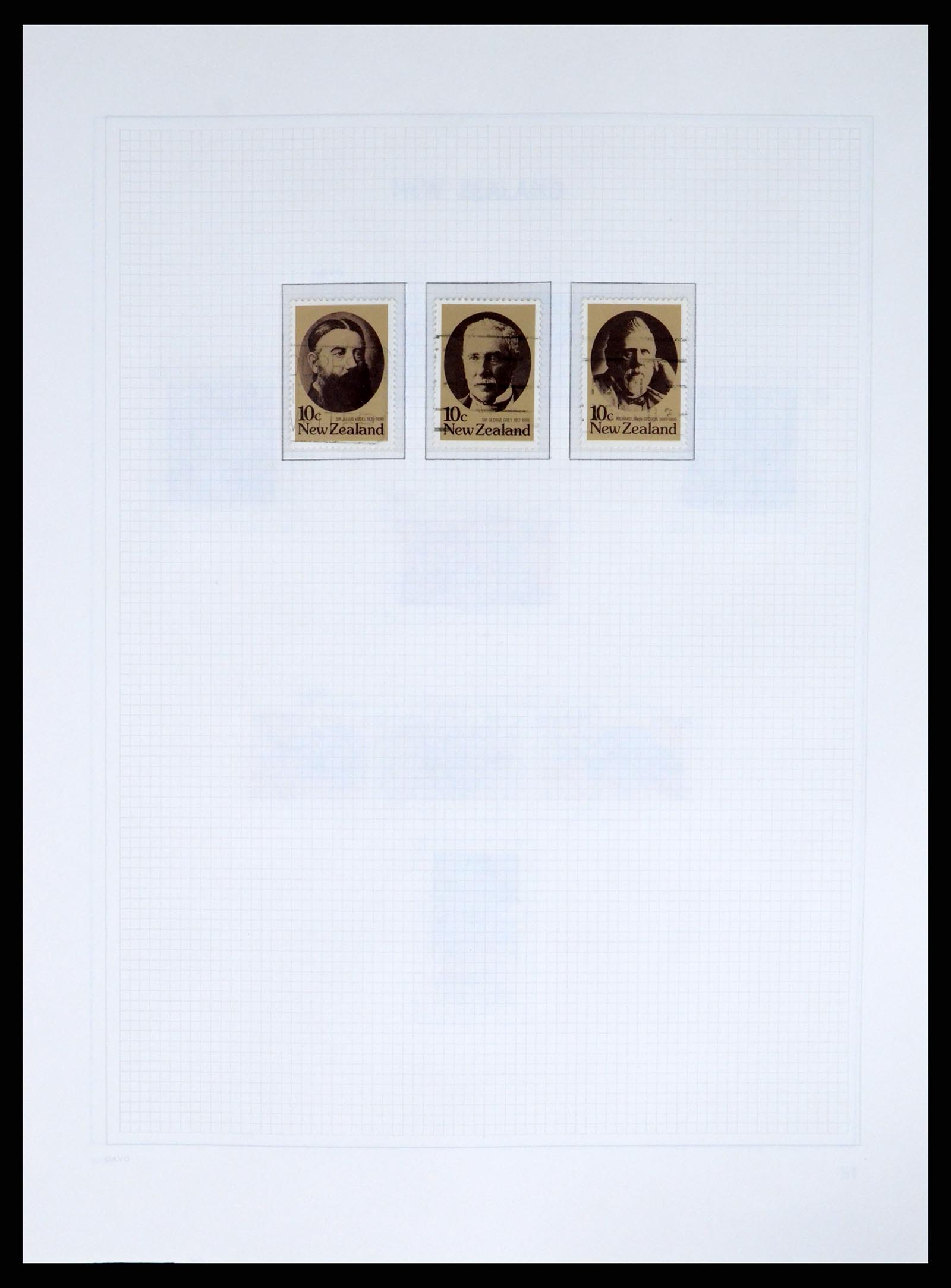 37683 057 - Postzegelverzameling 37683 Nieuw Zeeland 1855-2002.
