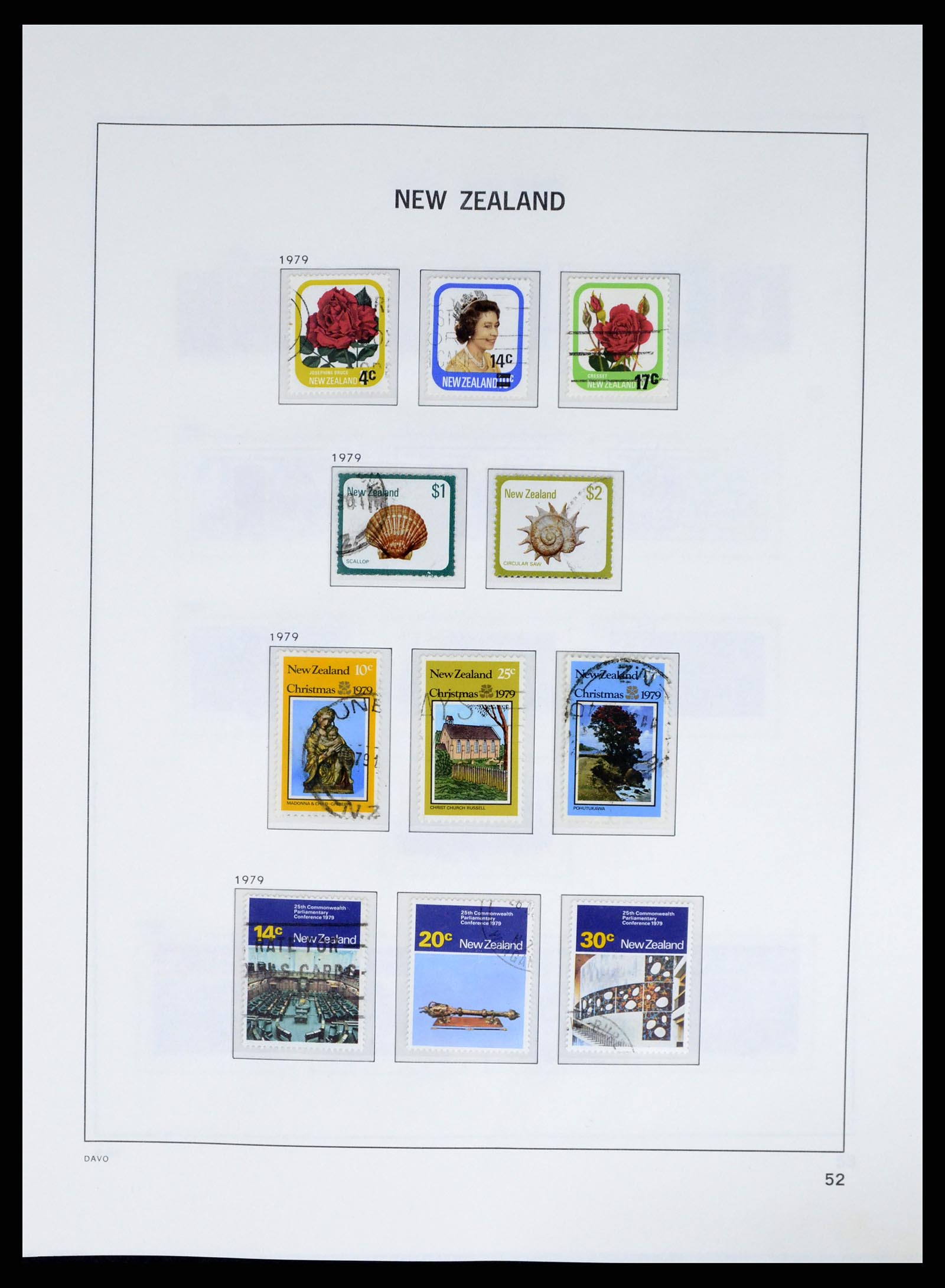 37683 060 - Postzegelverzameling 37683 Nieuw Zeeland 1855-2002.