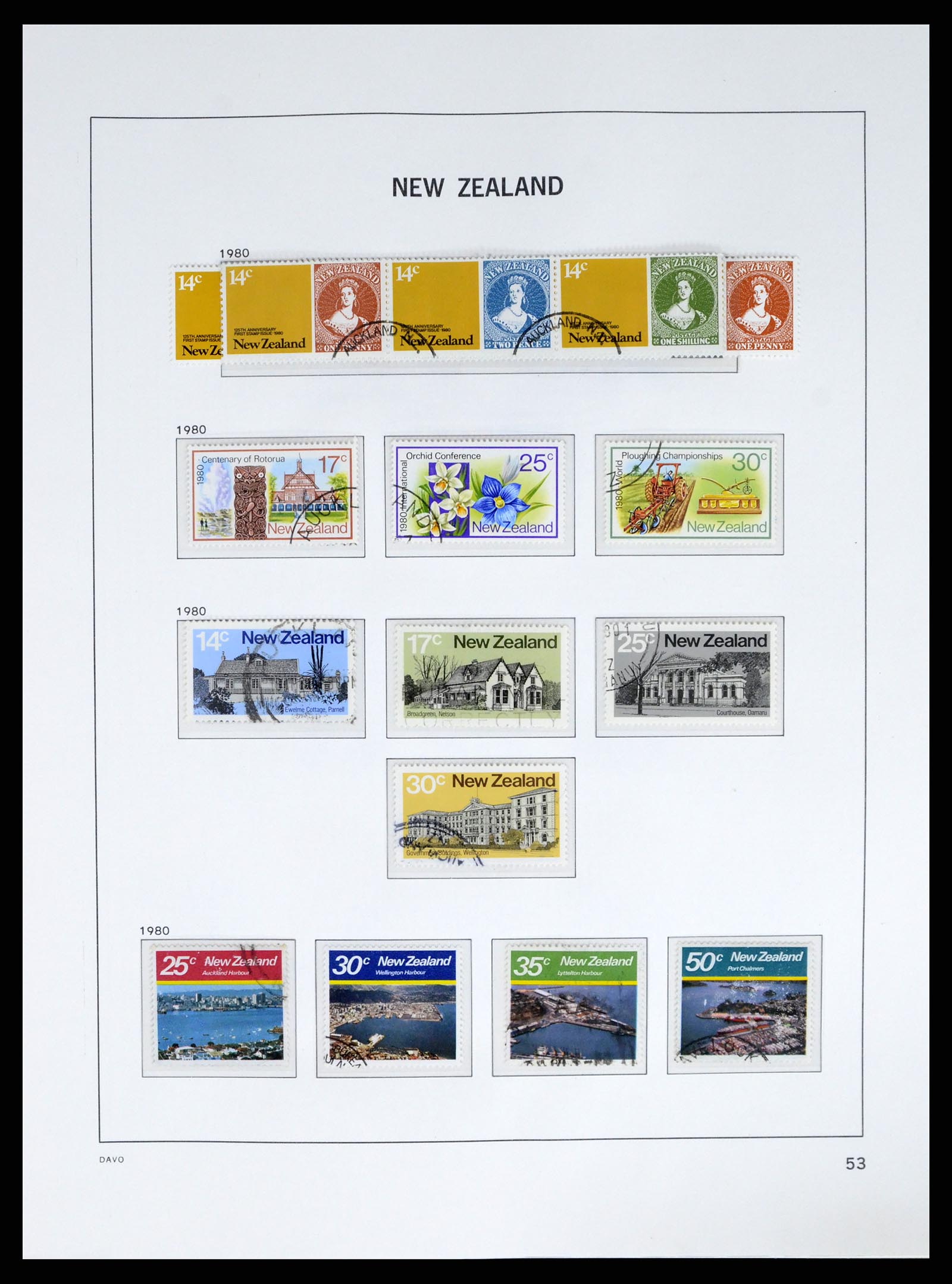 37683 061 - Postzegelverzameling 37683 Nieuw Zeeland 1855-2002.