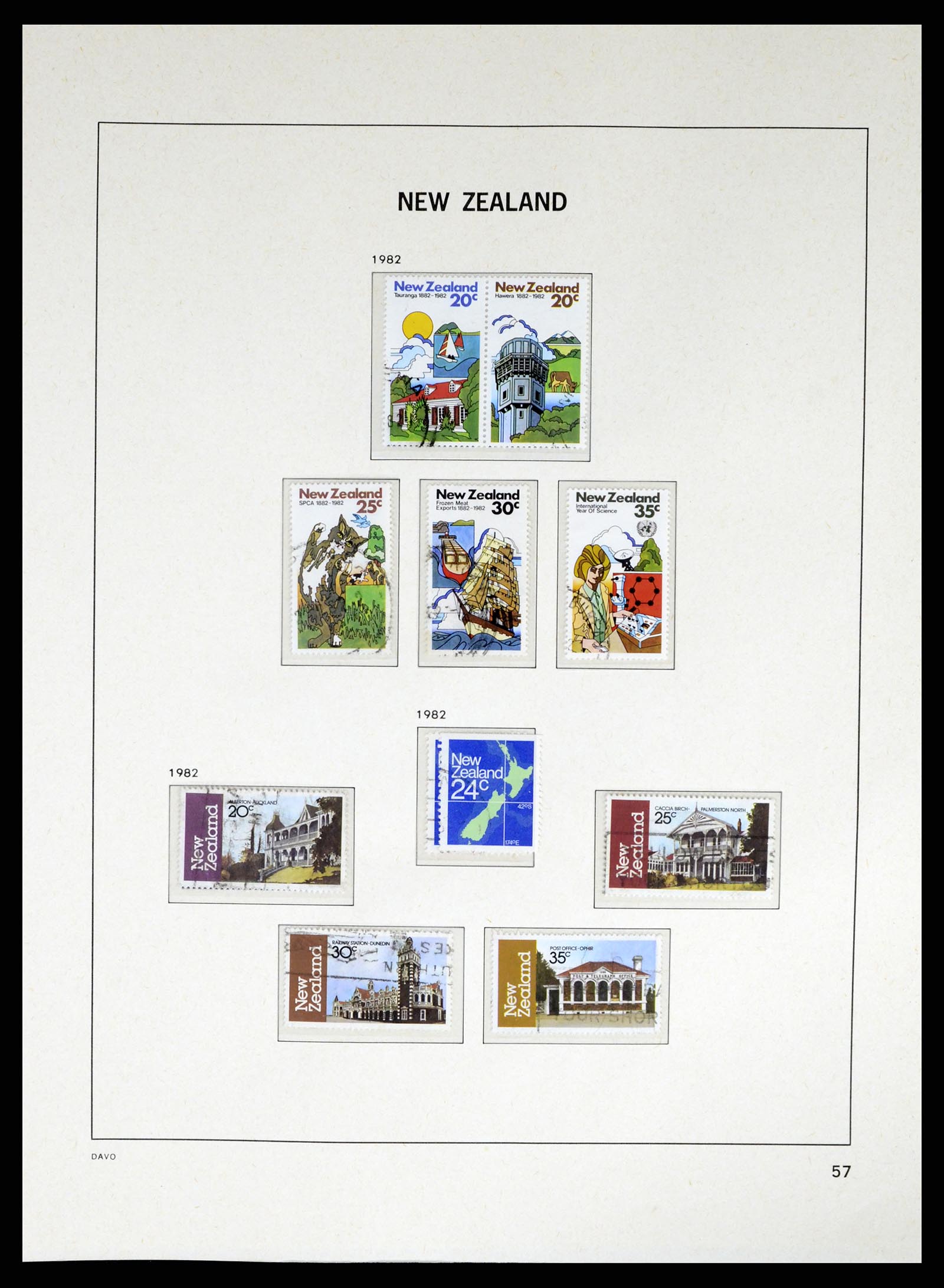 37683 069 - Postzegelverzameling 37683 Nieuw Zeeland 1855-2002.
