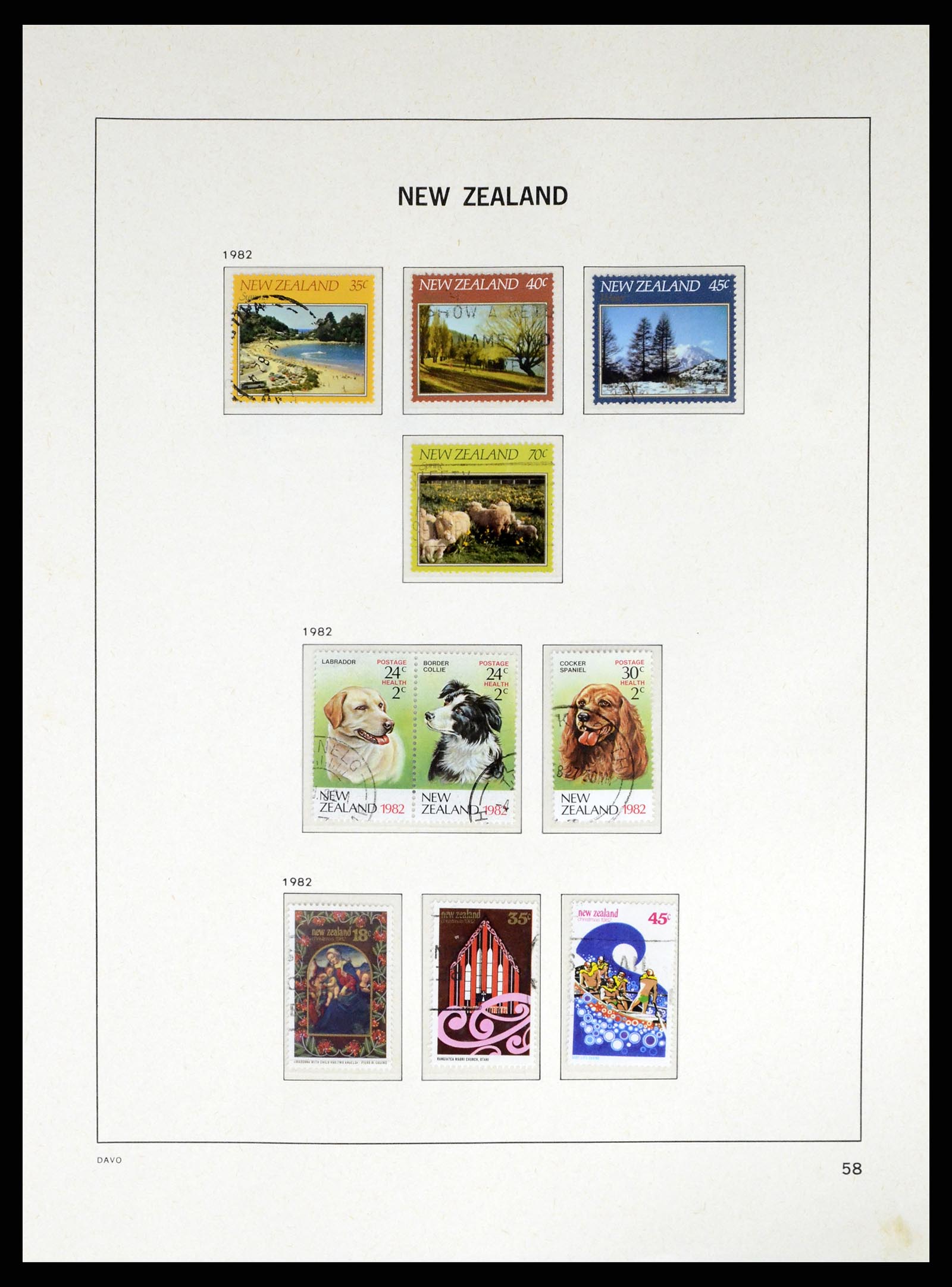 37683 071 - Postzegelverzameling 37683 Nieuw Zeeland 1855-2002.