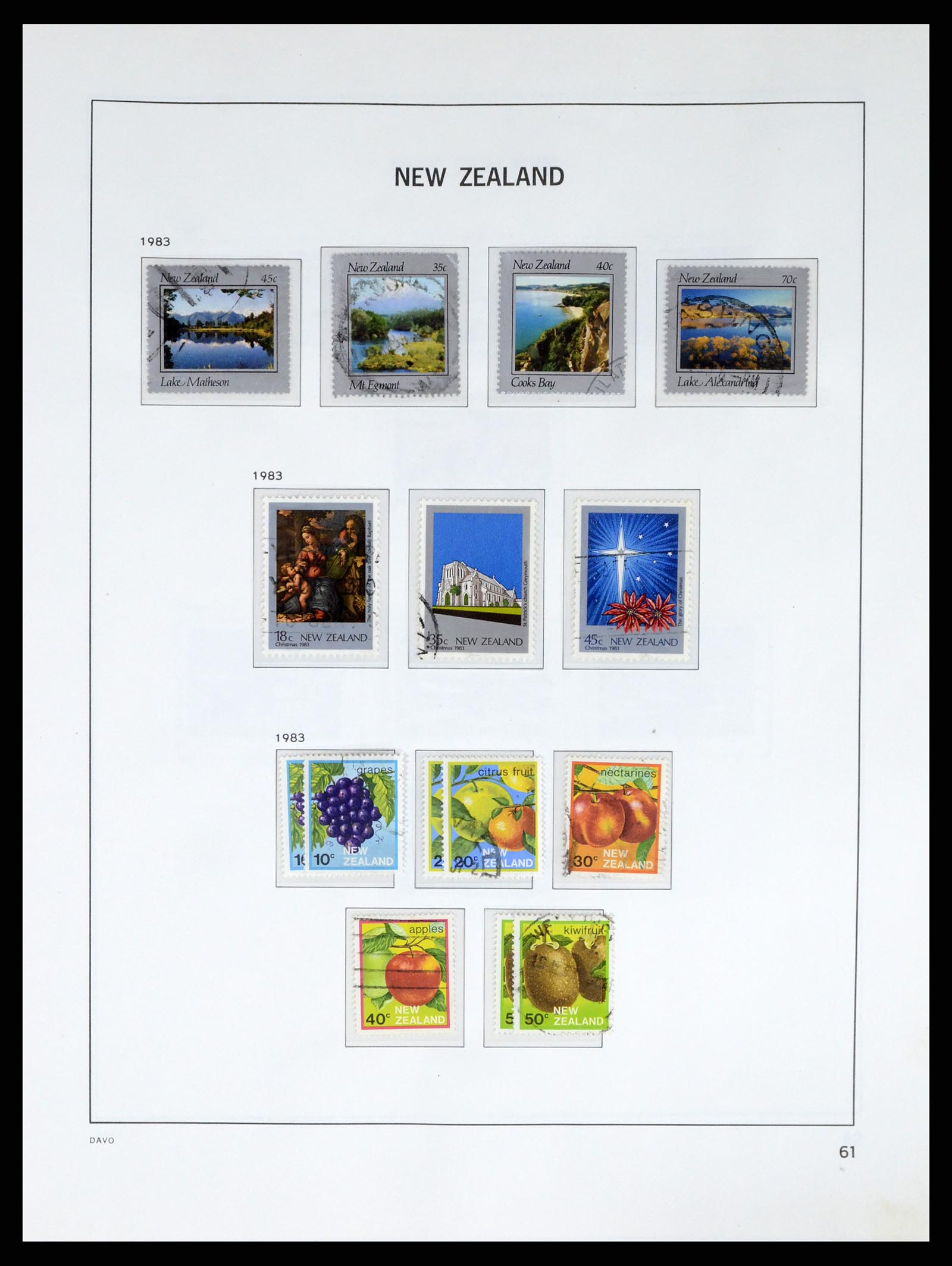 37683 076 - Postzegelverzameling 37683 Nieuw Zeeland 1855-2002.