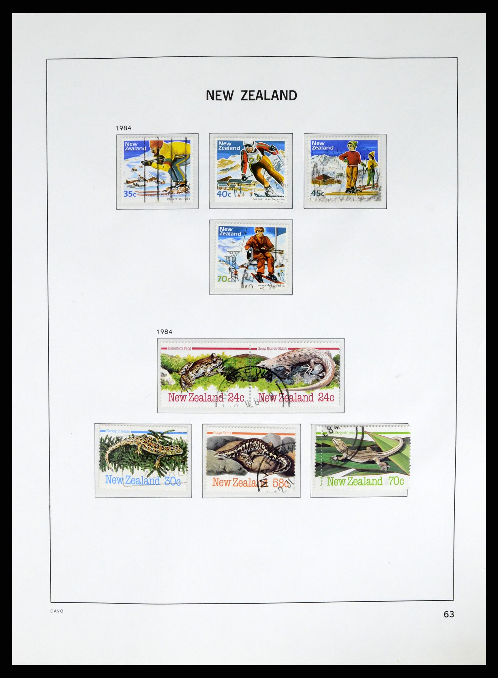 37683 079 - Stamp collection 37683 New Zealand 1855-2002.