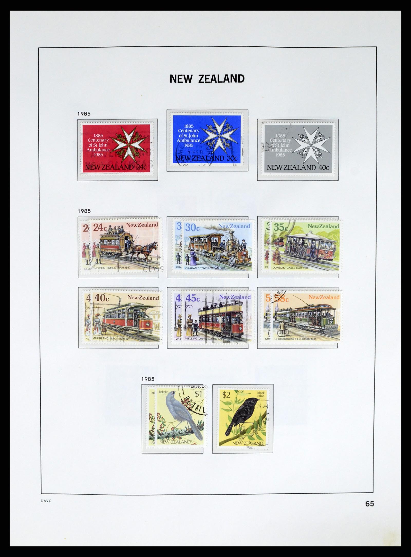 37683 083 - Postzegelverzameling 37683 Nieuw Zeeland 1855-2002.