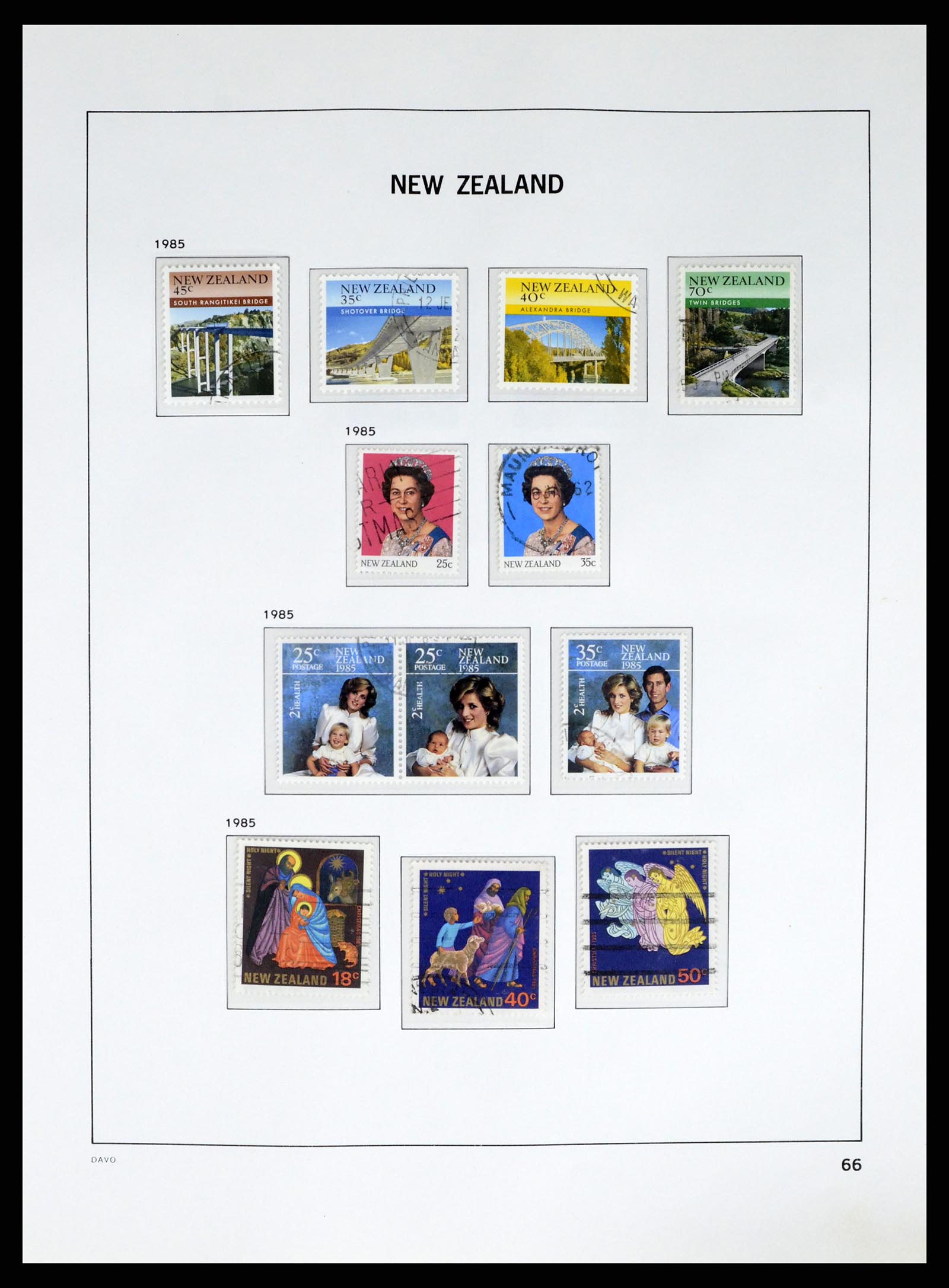 37683 084 - Postzegelverzameling 37683 Nieuw Zeeland 1855-2002.