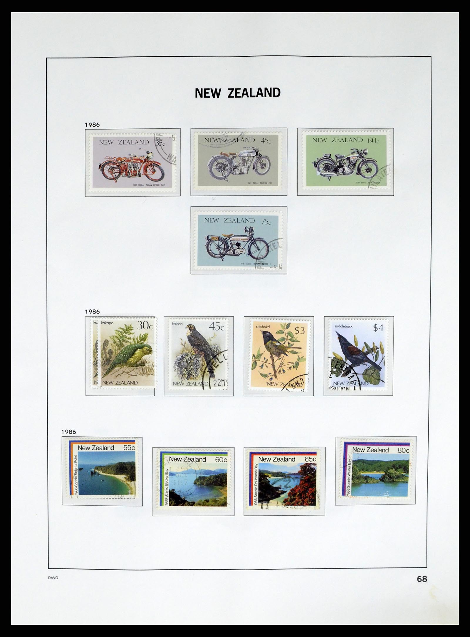 37683 088 - Postzegelverzameling 37683 Nieuw Zeeland 1855-2002.