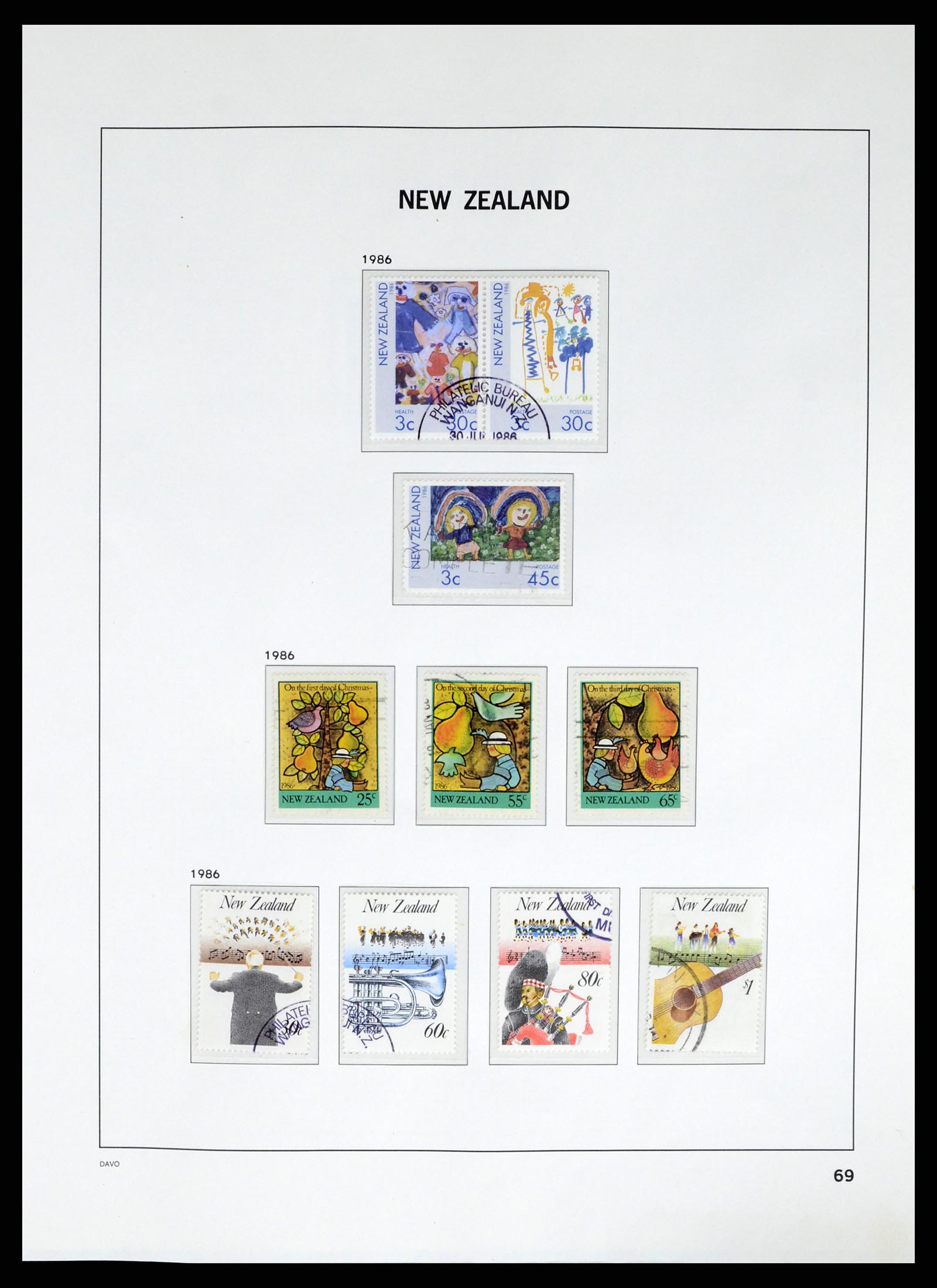 37683 089 - Stamp collection 37683 New Zealand 1855-2002.