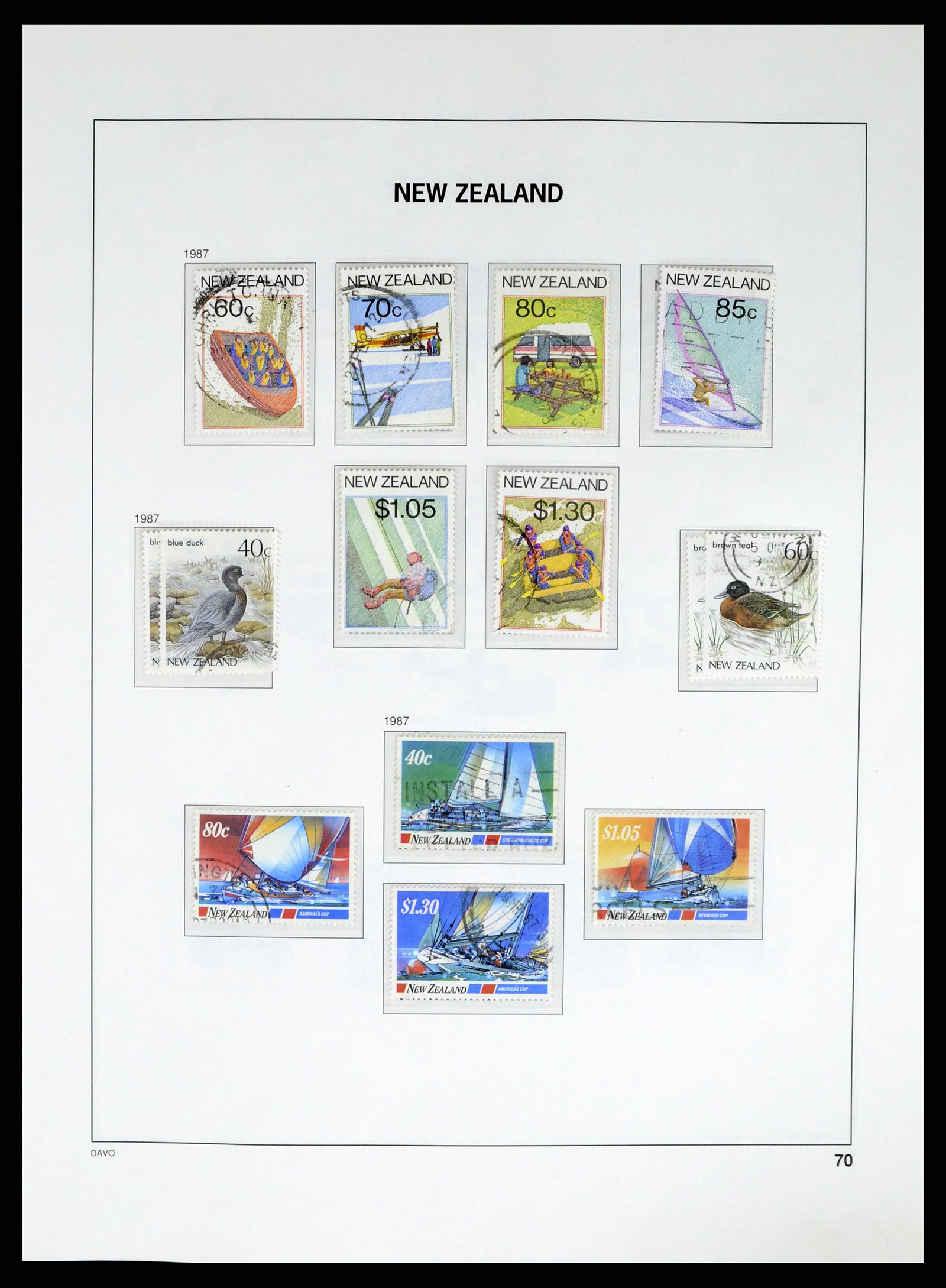 37683 091 - Stamp collection 37683 New Zealand 1855-2002.