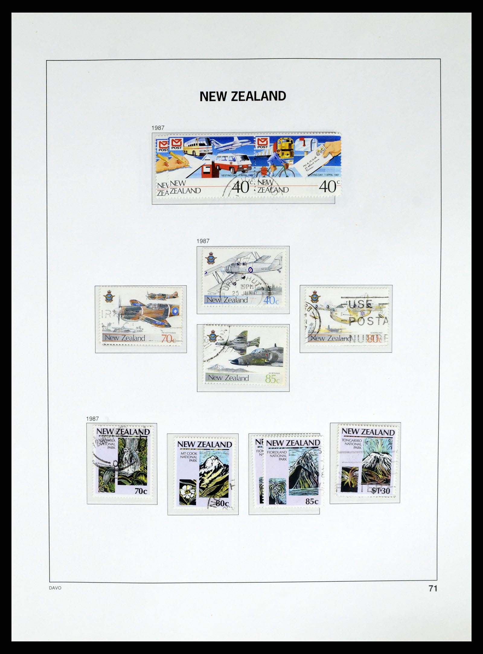 37683 092 - Postzegelverzameling 37683 Nieuw Zeeland 1855-2002.
