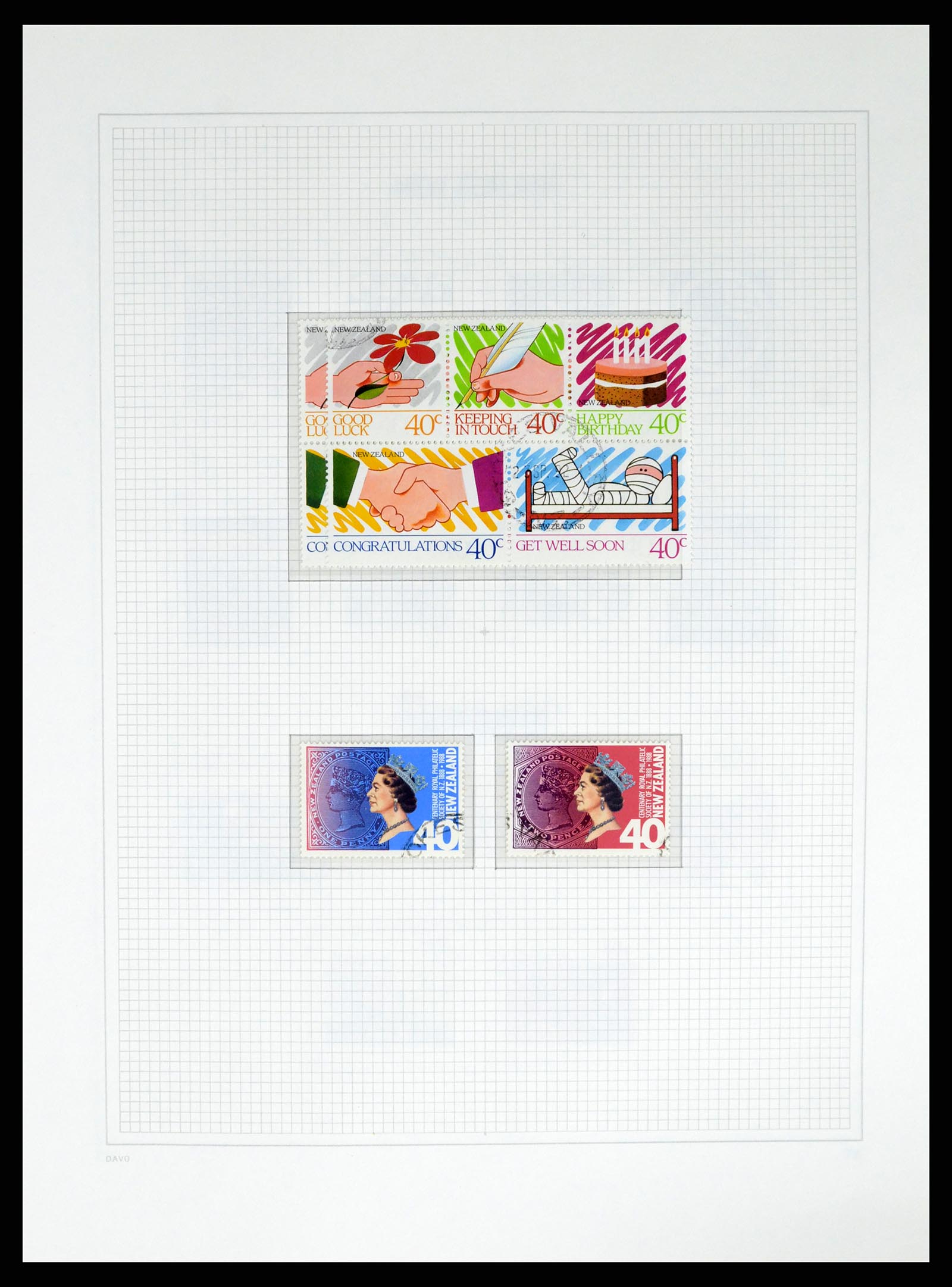 37683 097 - Postzegelverzameling 37683 Nieuw Zeeland 1855-2002.