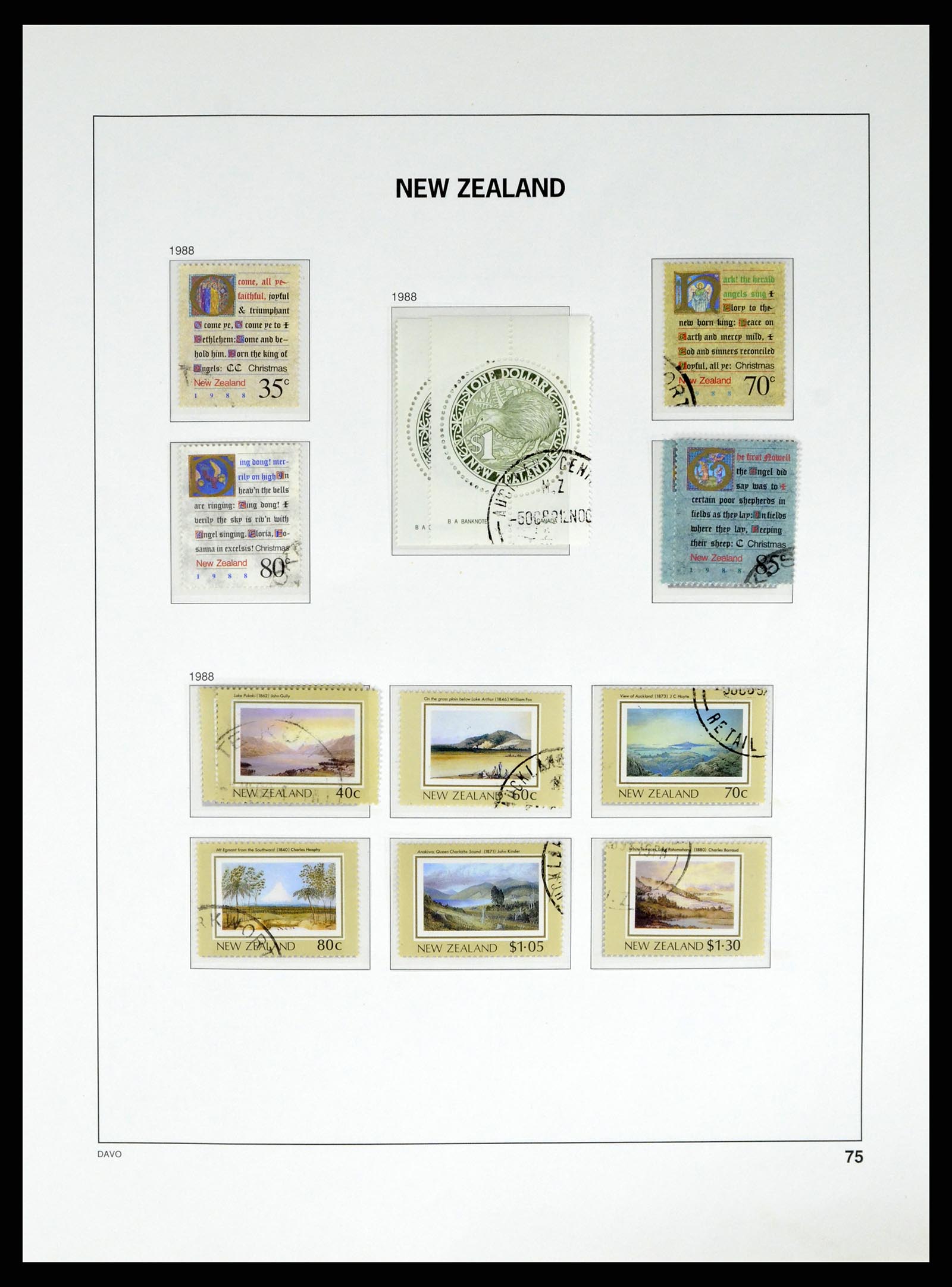 37683 099 - Stamp collection 37683 New Zealand 1855-2002.