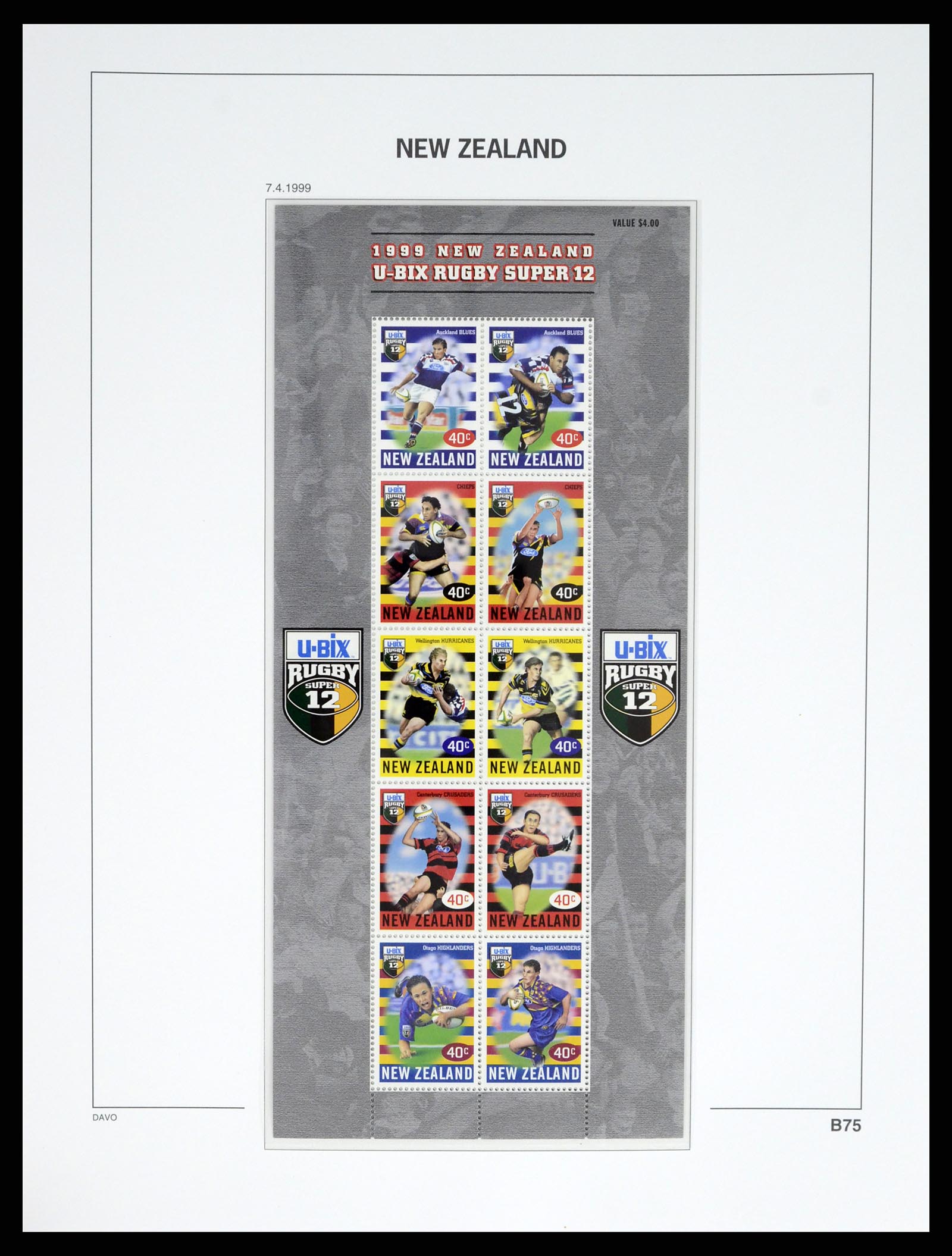 37683 389 - Postzegelverzameling 37683 Nieuw Zeeland 1855-2002.