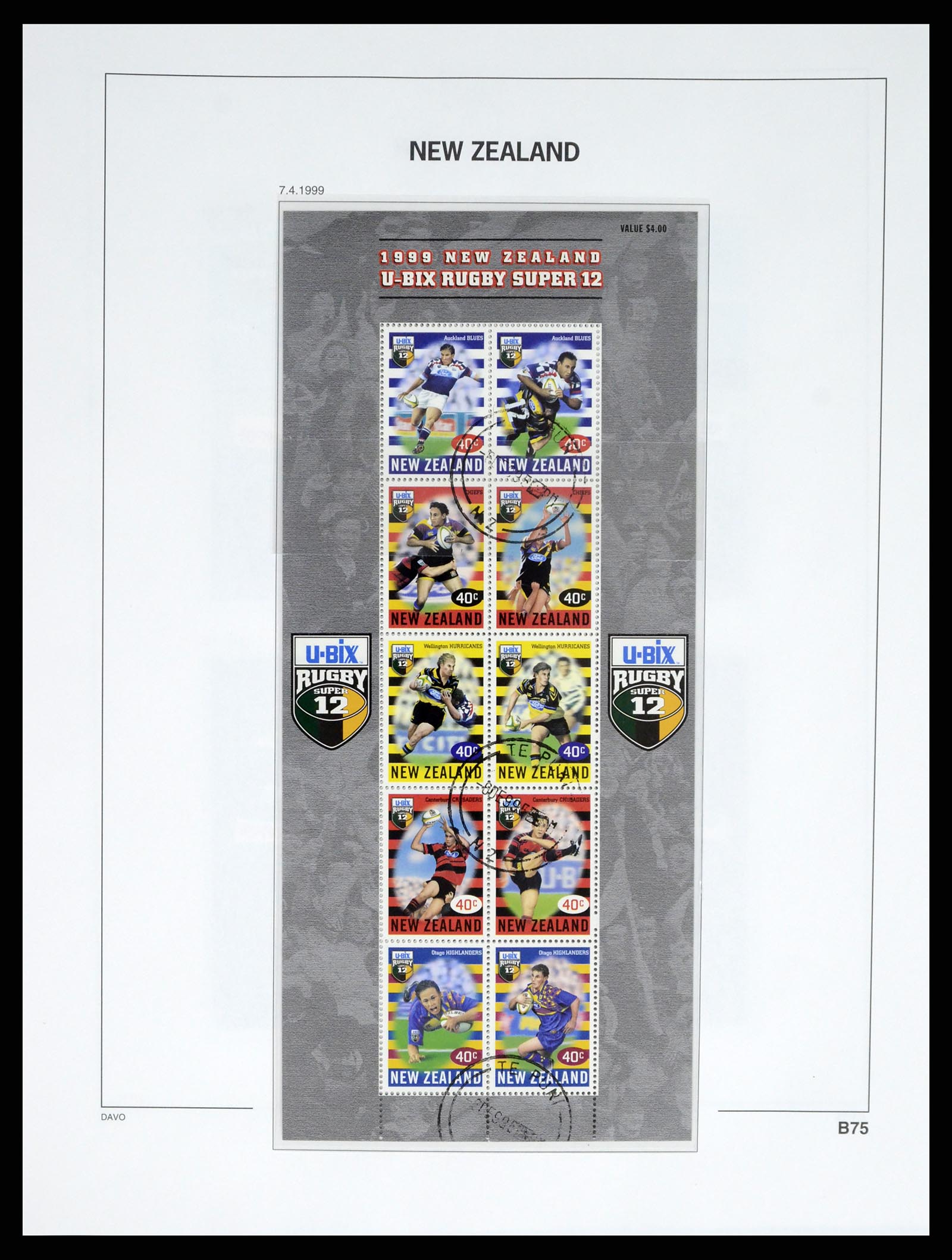 37683 390 - Postzegelverzameling 37683 Nieuw Zeeland 1855-2002.