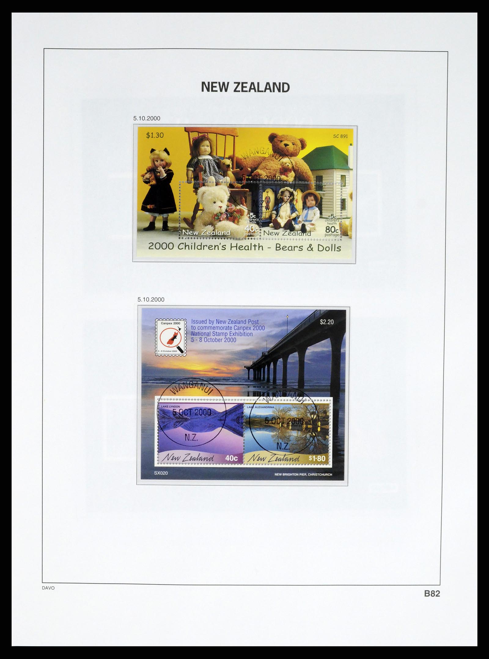 37683 401 - Postzegelverzameling 37683 Nieuw Zeeland 1855-2002.