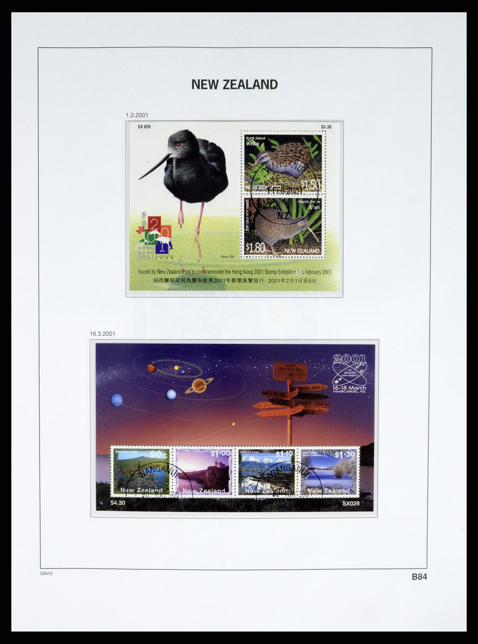 37683 405 - Postzegelverzameling 37683 Nieuw Zeeland 1855-2002.