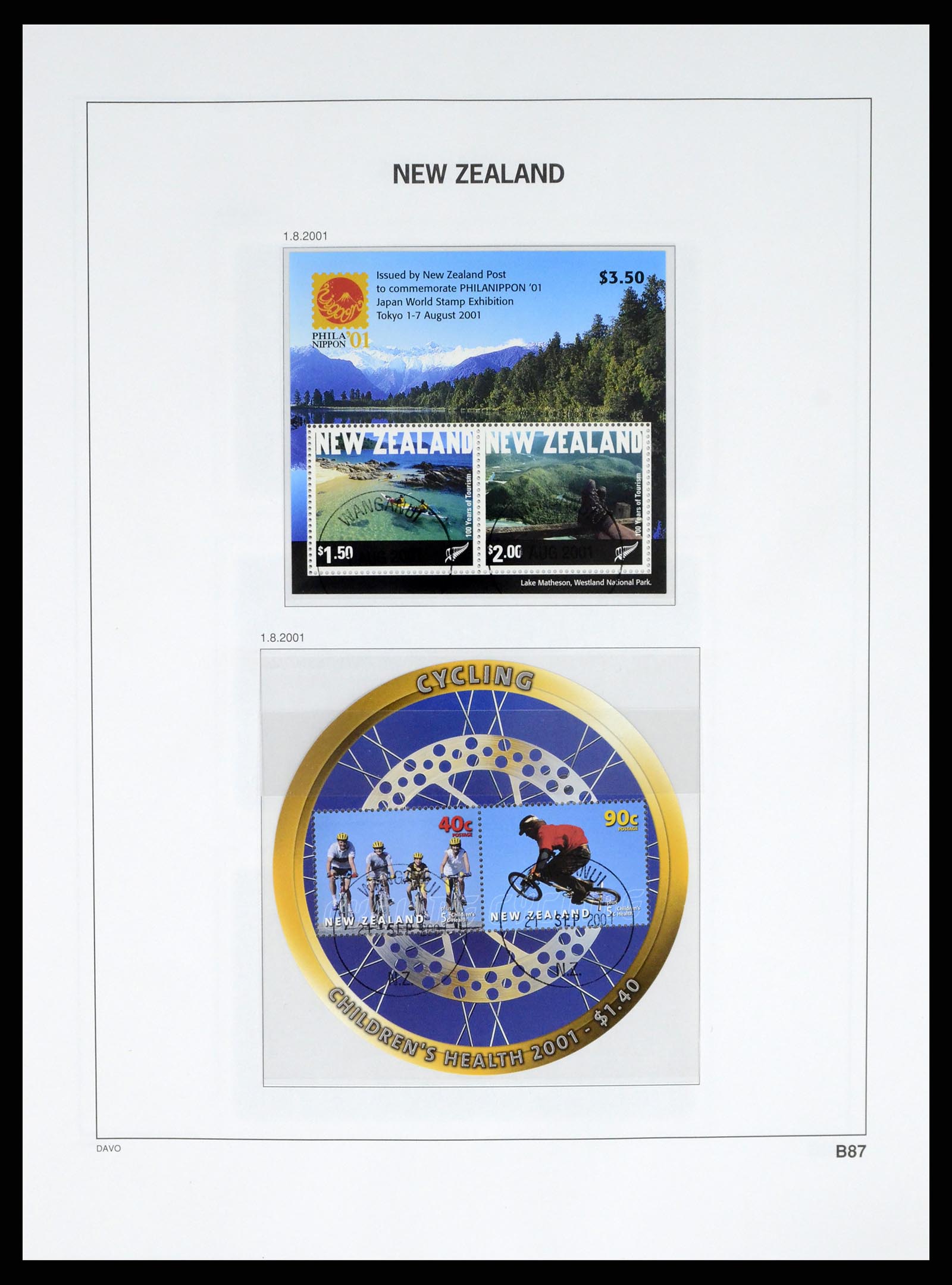 37683 408 - Postzegelverzameling 37683 Nieuw Zeeland 1855-2002.