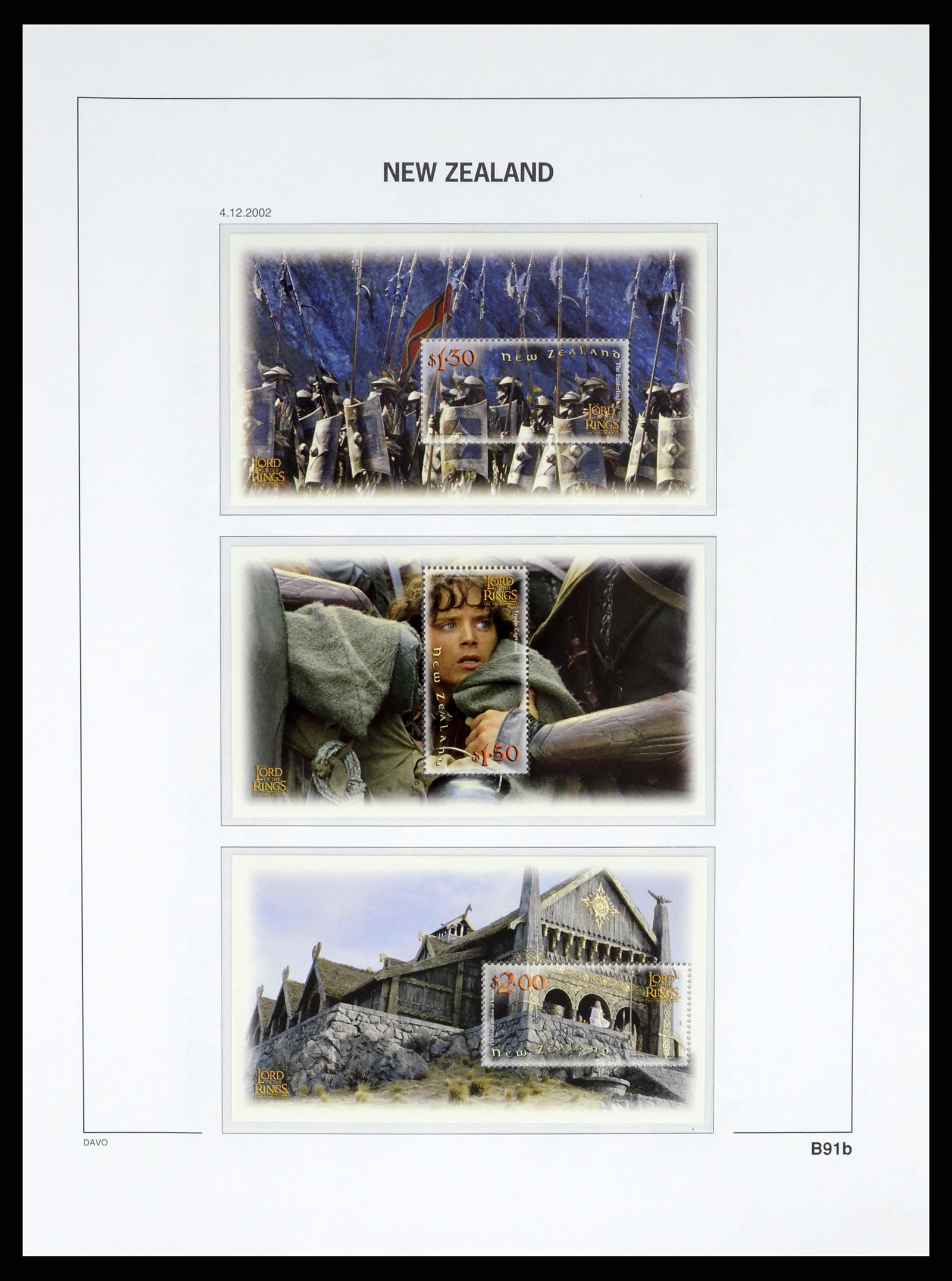 37683 416 - Postzegelverzameling 37683 Nieuw Zeeland 1855-2002.