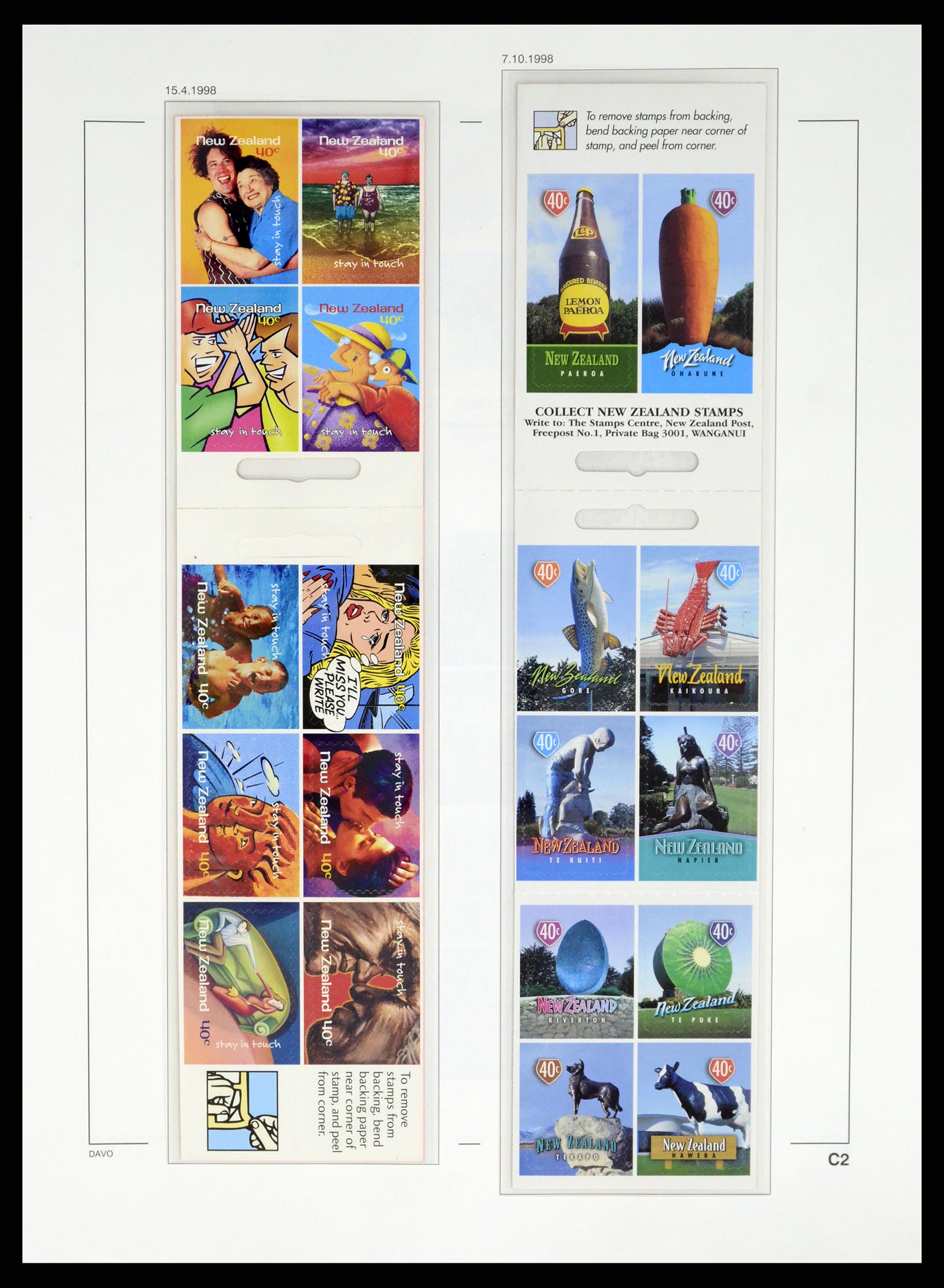 37683 418 - Postzegelverzameling 37683 Nieuw Zeeland 1855-2002.