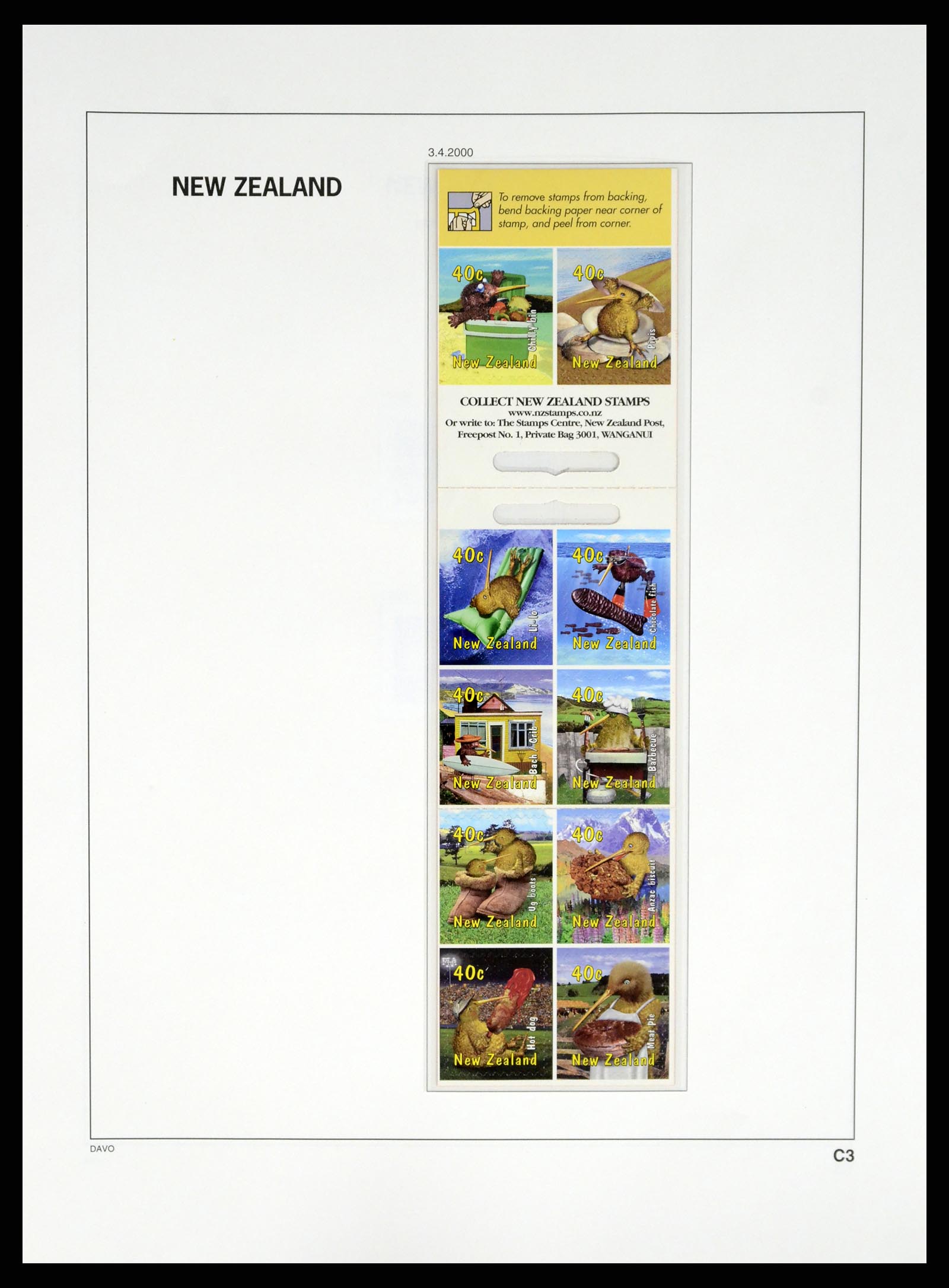 37683 419 - Postzegelverzameling 37683 Nieuw Zeeland 1855-2002.