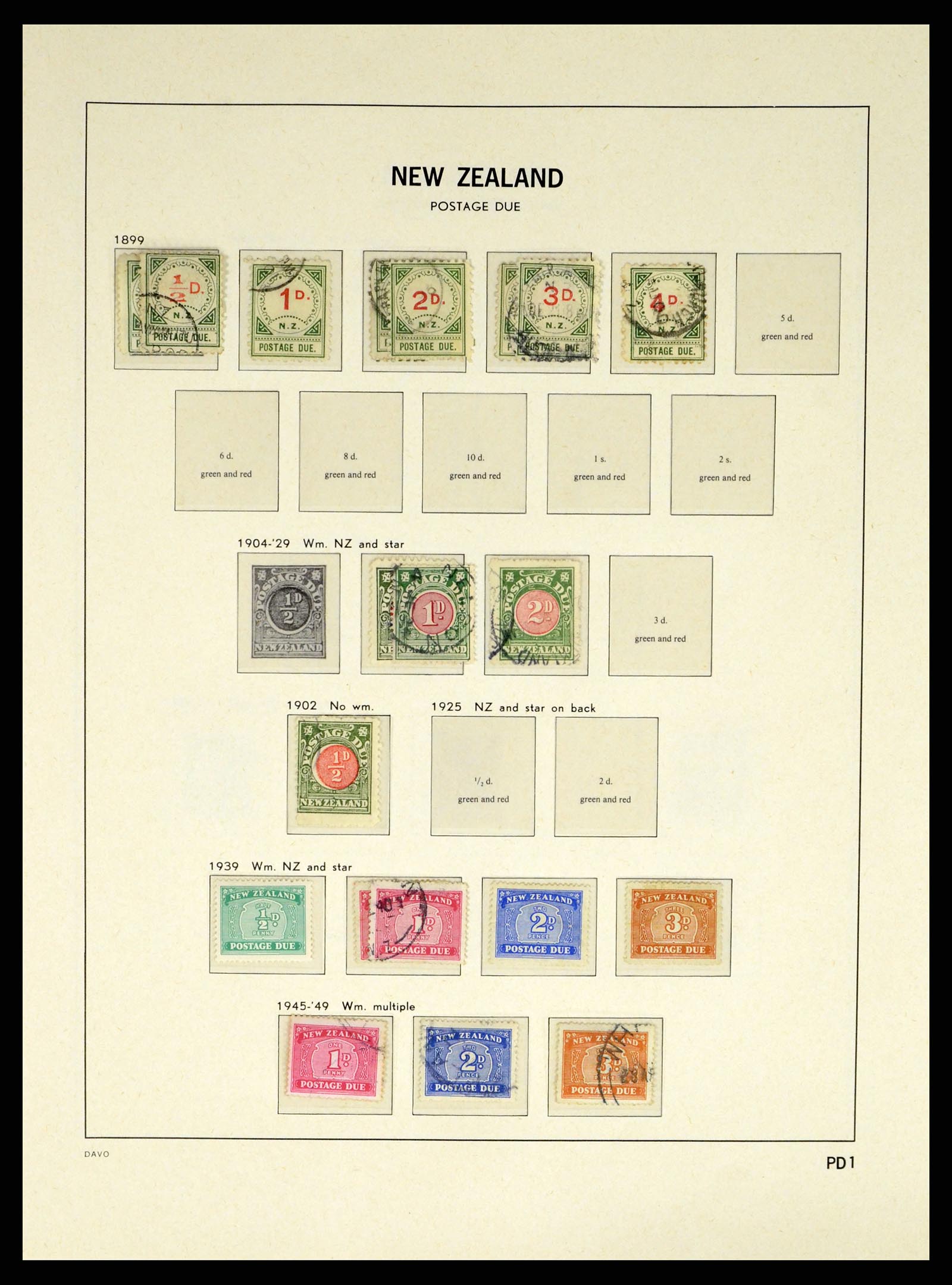 37683 421 - Postzegelverzameling 37683 Nieuw Zeeland 1855-2002.