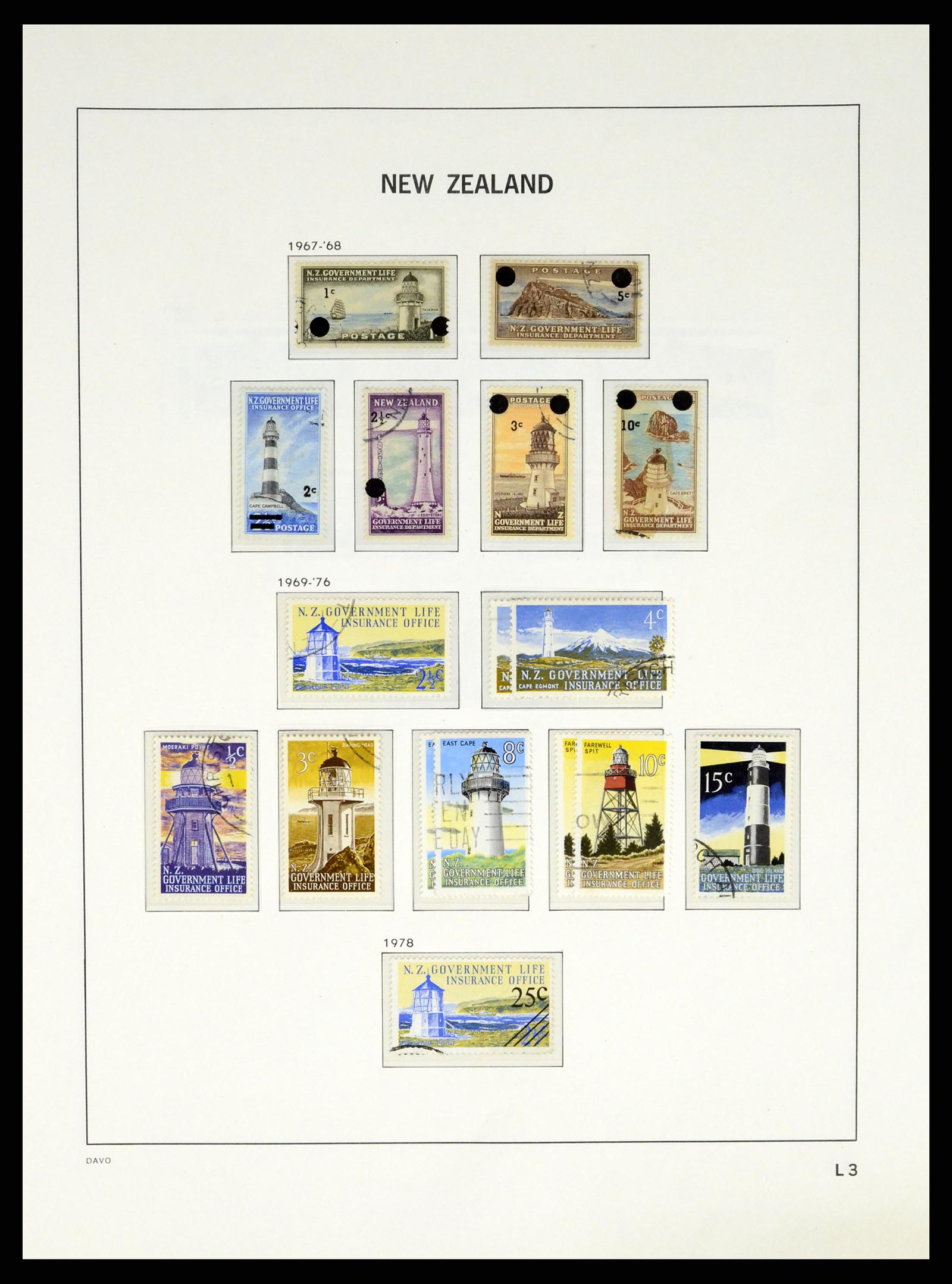 37683 424 - Stamp collection 37683 New Zealand 1855-2002.