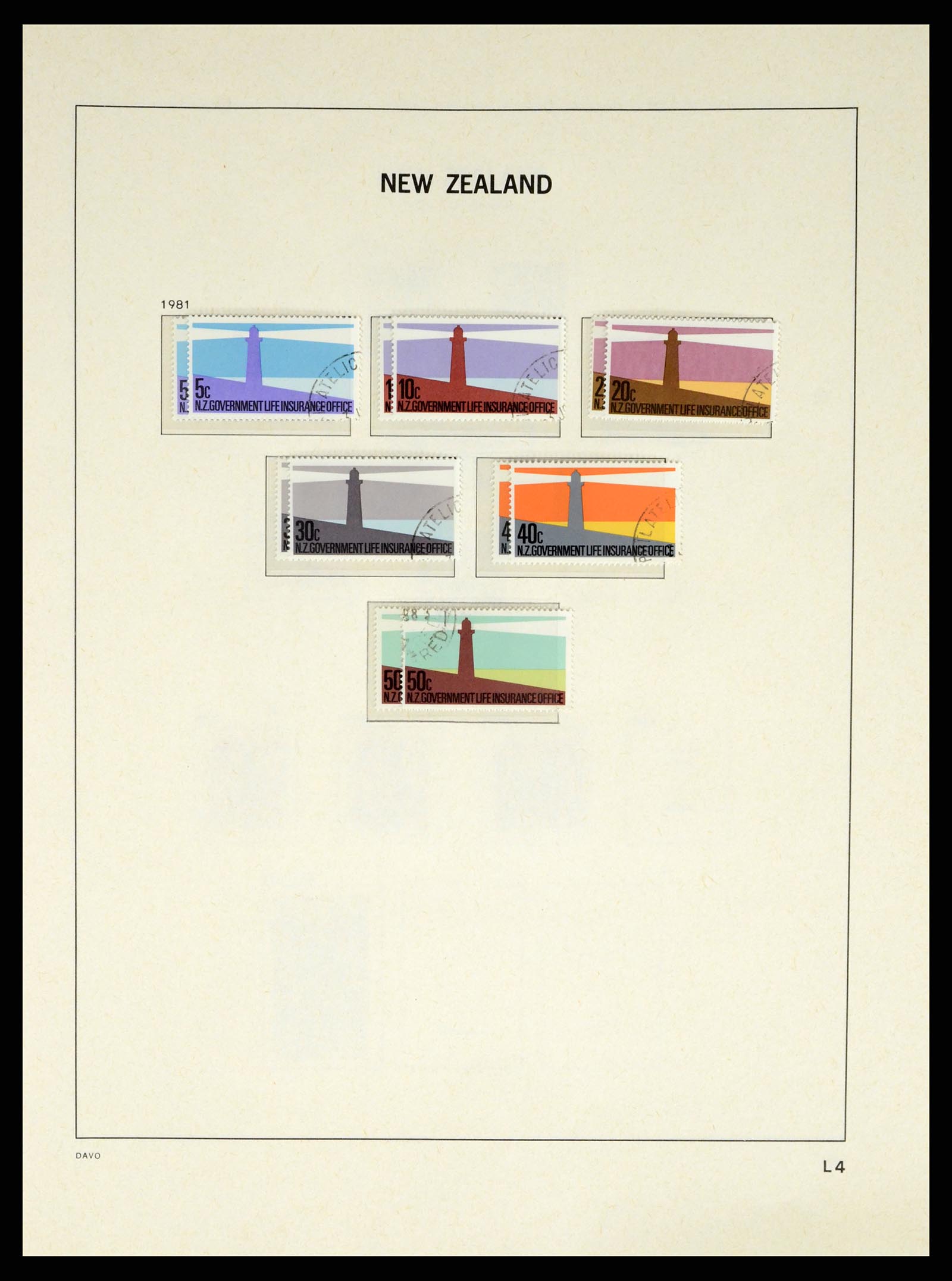 37683 425 - Postzegelverzameling 37683 Nieuw Zeeland 1855-2002.