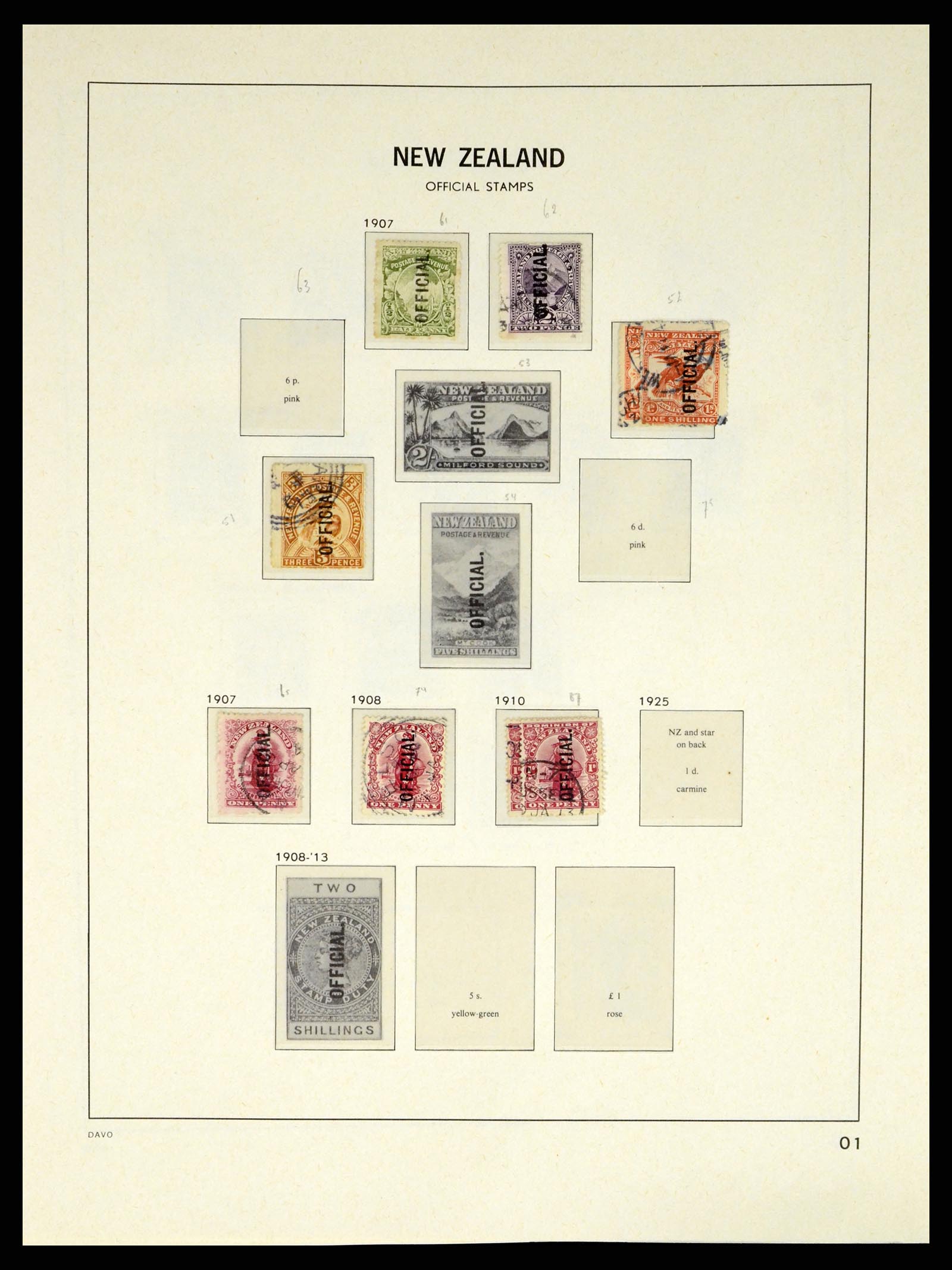 37683 426 - Stamp collection 37683 New Zealand 1855-2002.