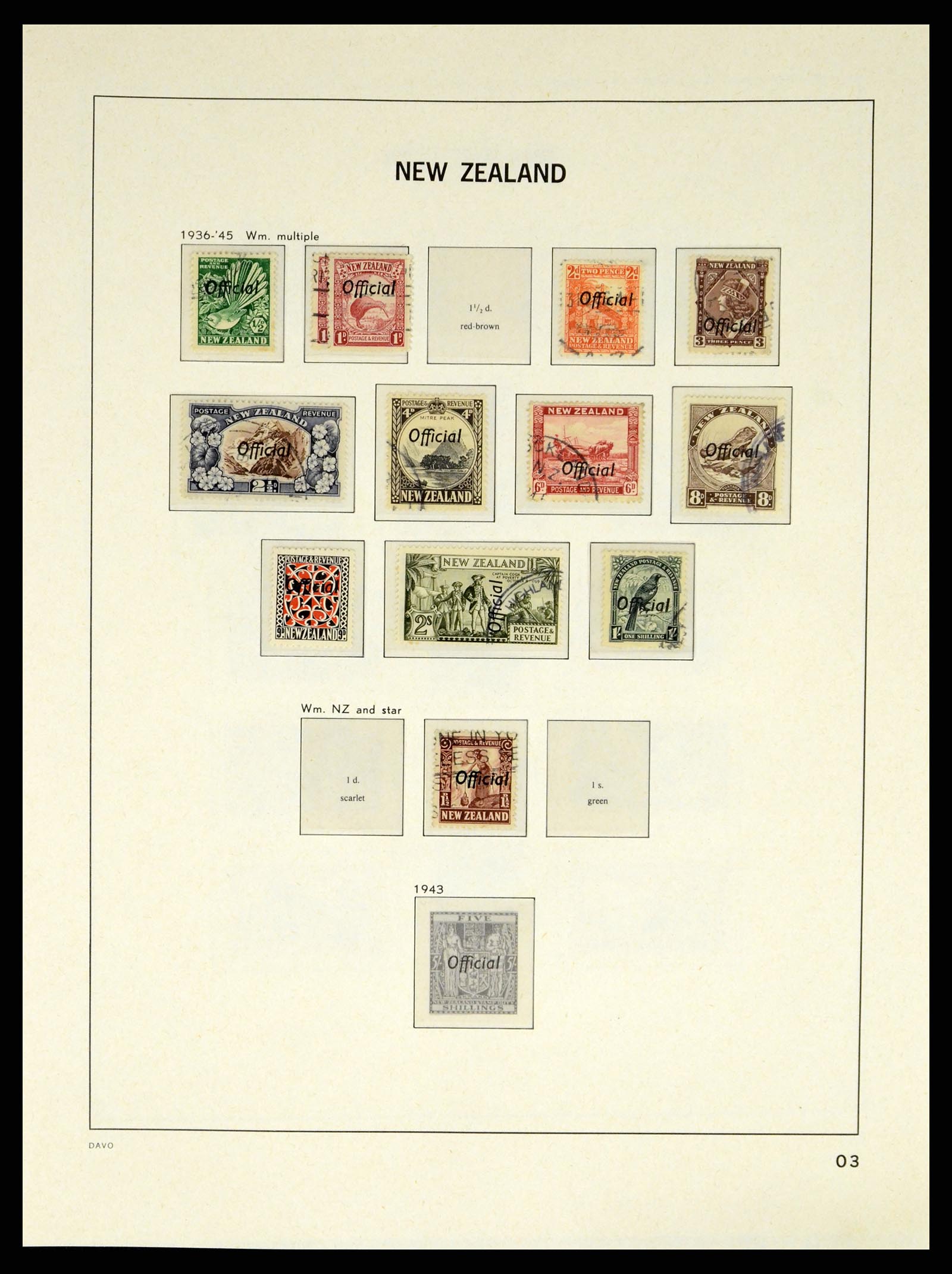 37683 428 - Postzegelverzameling 37683 Nieuw Zeeland 1855-2002.