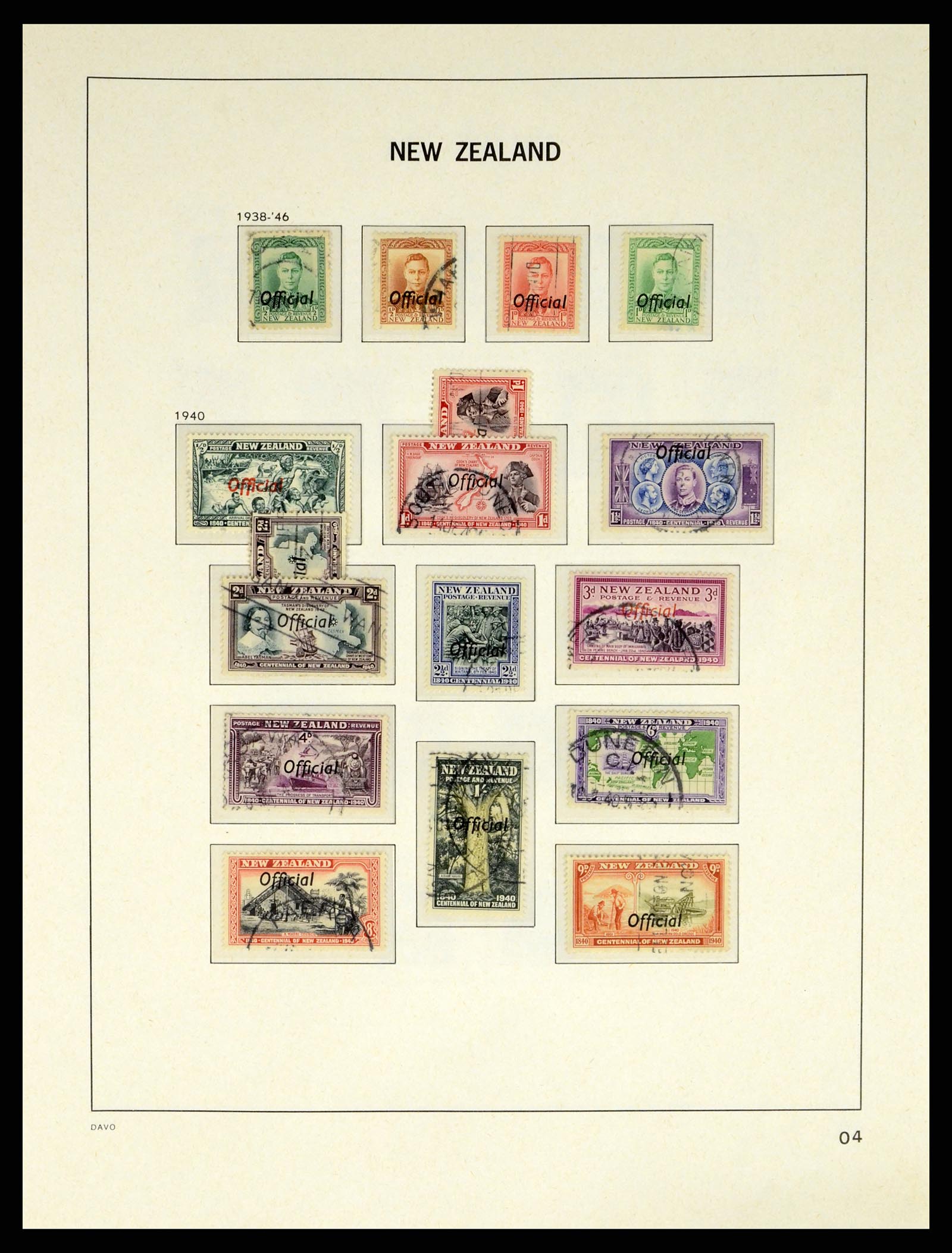 37683 429 - Postzegelverzameling 37683 Nieuw Zeeland 1855-2002.