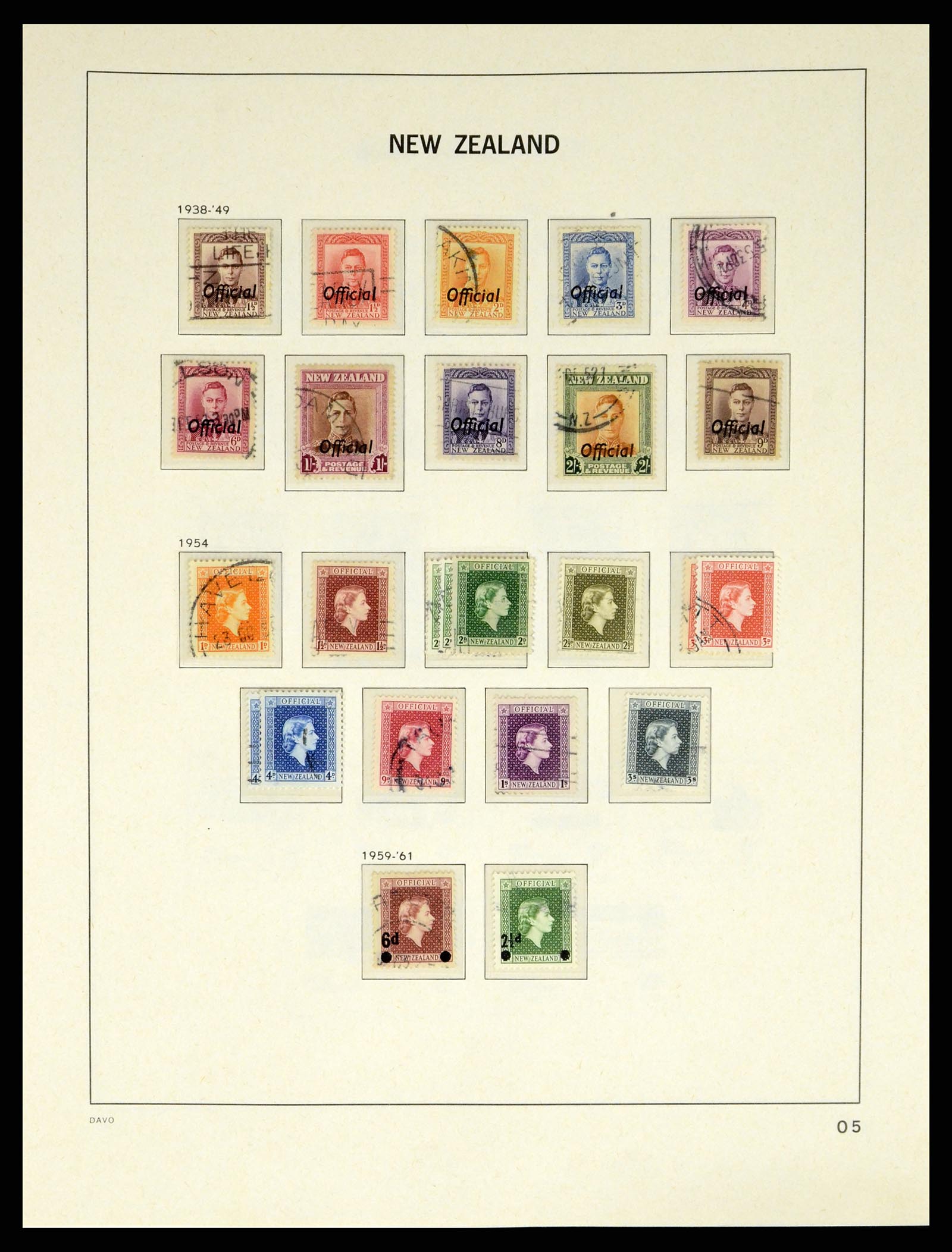 37683 430 - Stamp collection 37683 New Zealand 1855-2002.