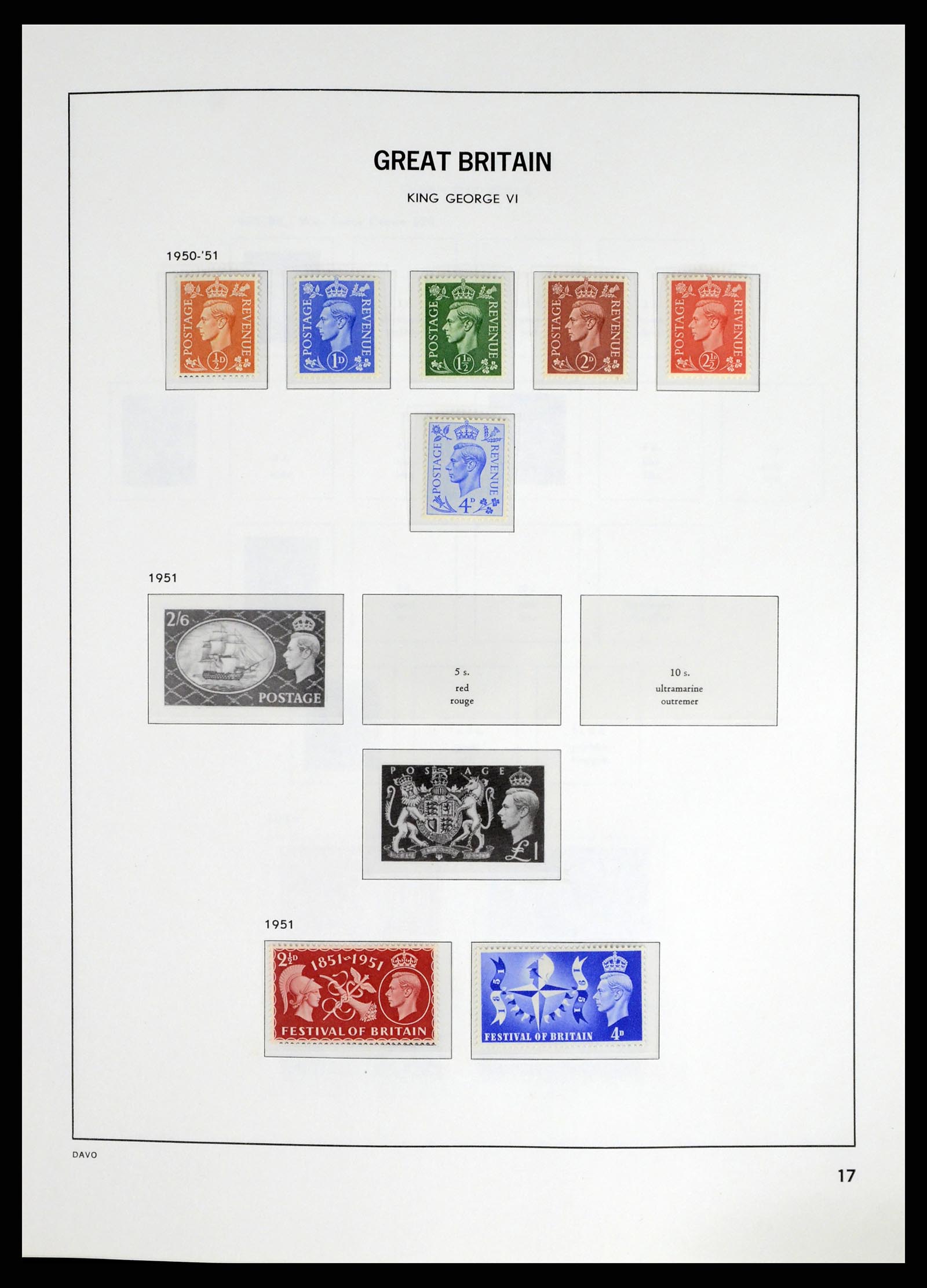 37684 002 - Postzegelverzameling 37684 Engeland 1948-2018.