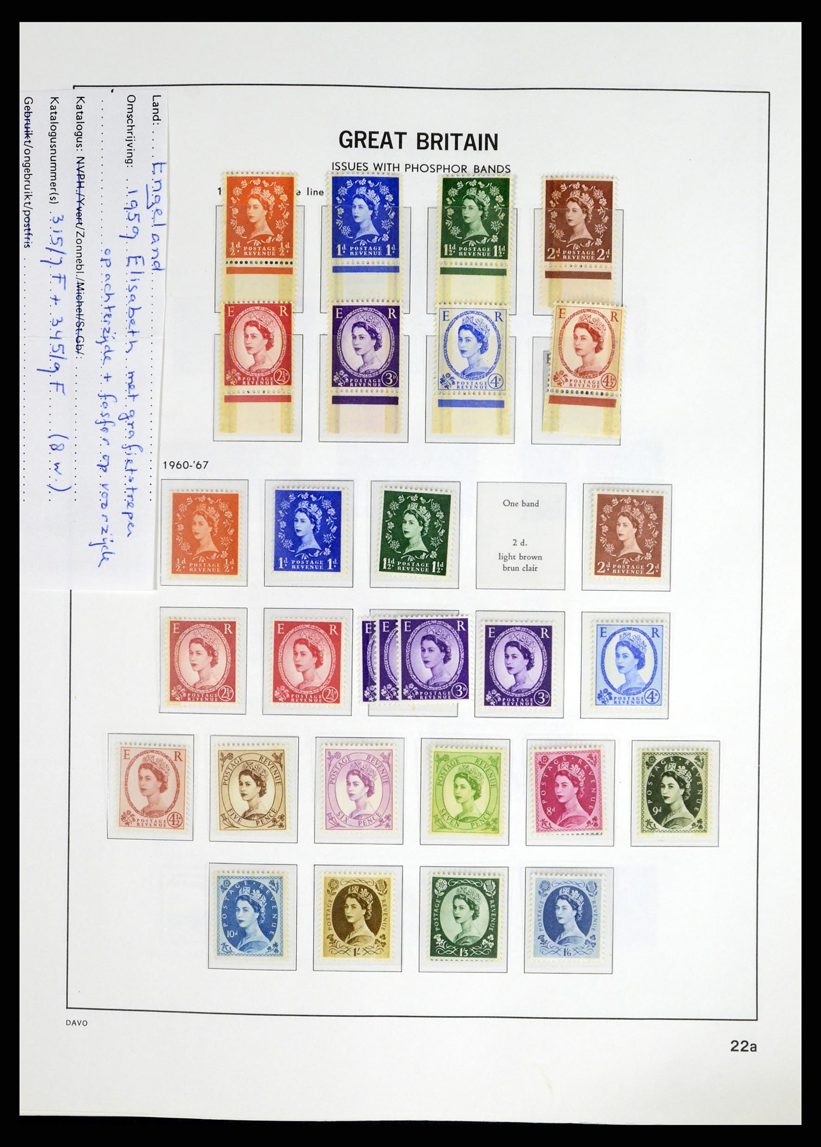 37684 008 - Postzegelverzameling 37684 Engeland 1948-2018.
