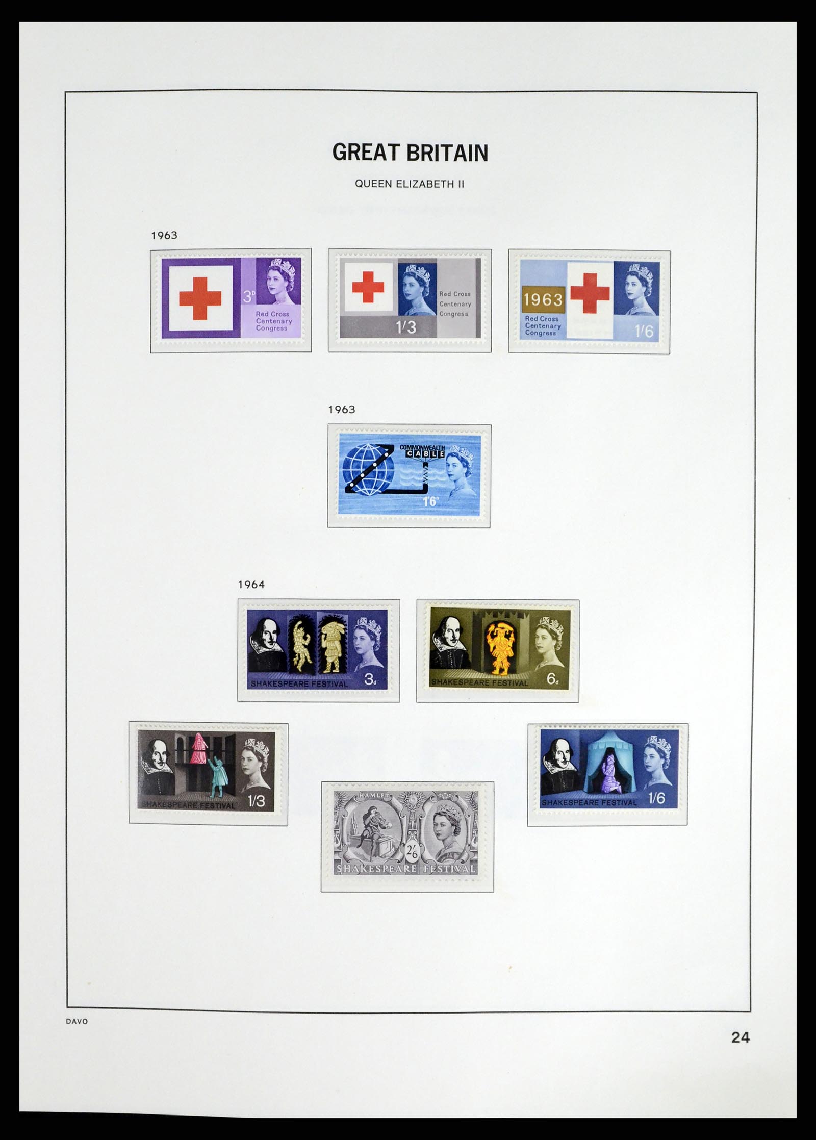 37684 011 - Postzegelverzameling 37684 Engeland 1948-2018.
