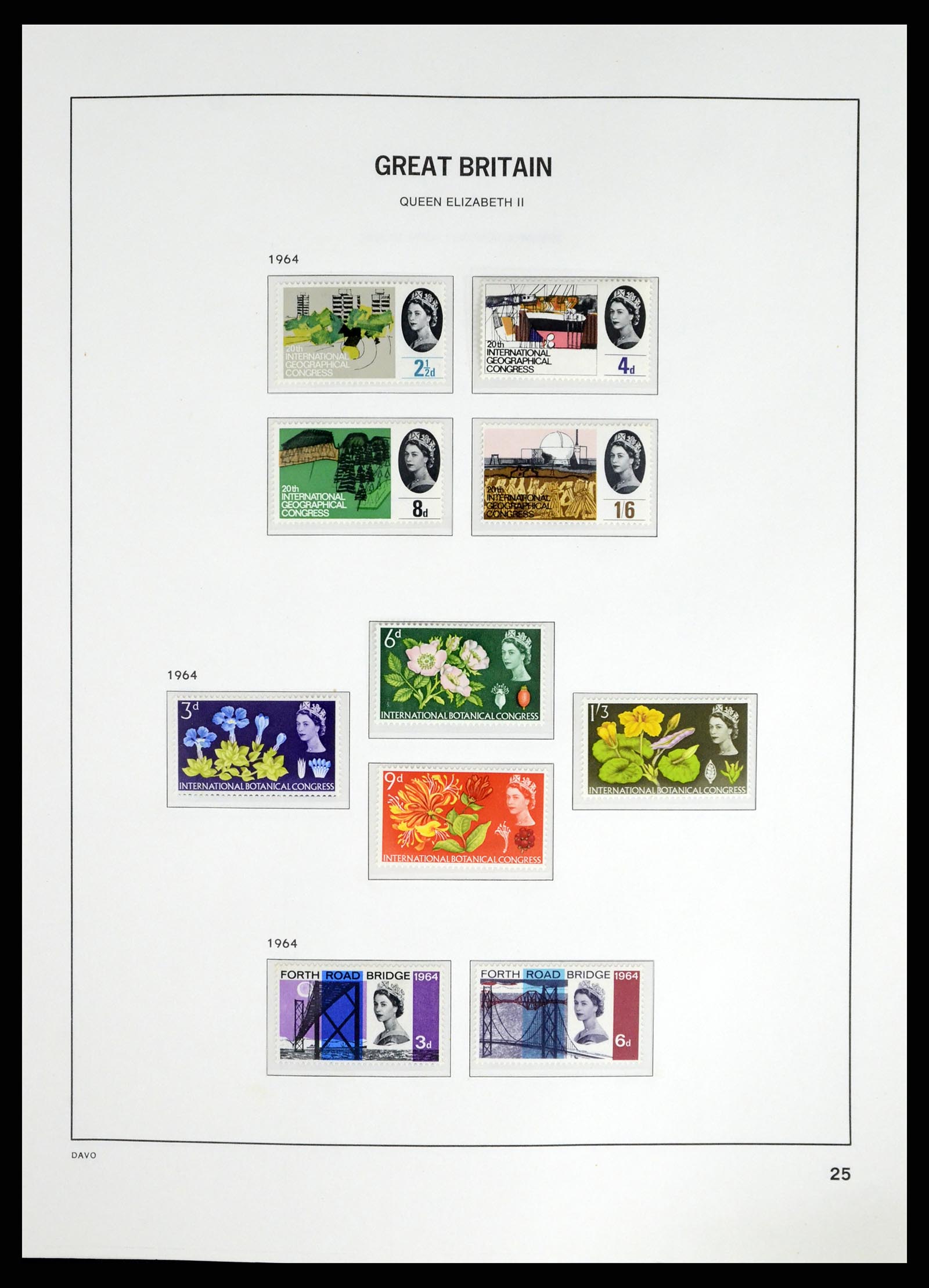 37684 013 - Postzegelverzameling 37684 Engeland 1948-2018.